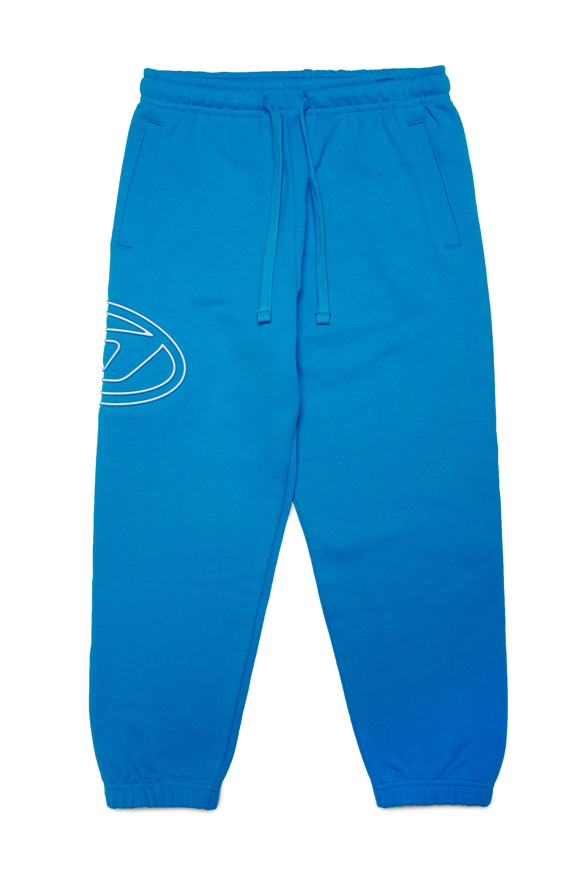 Diesel - PMARKIBIGOVAL, Homme Pantalon de survêtement avec logo Oval D embossé in Bleu - Image 1