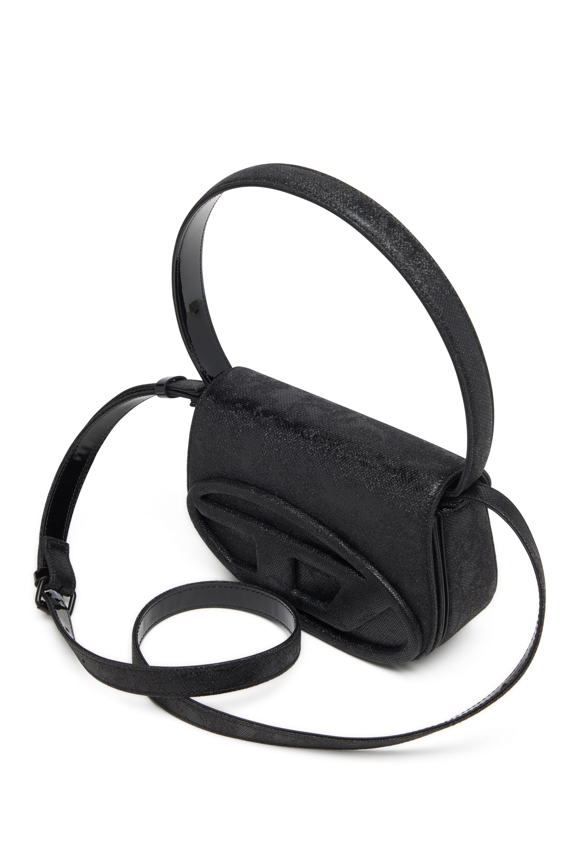 Diesel - 1DR, 1DR-Sac emblématique 1DR en Lurex camouflage à paillettes Femme in Noir - 5