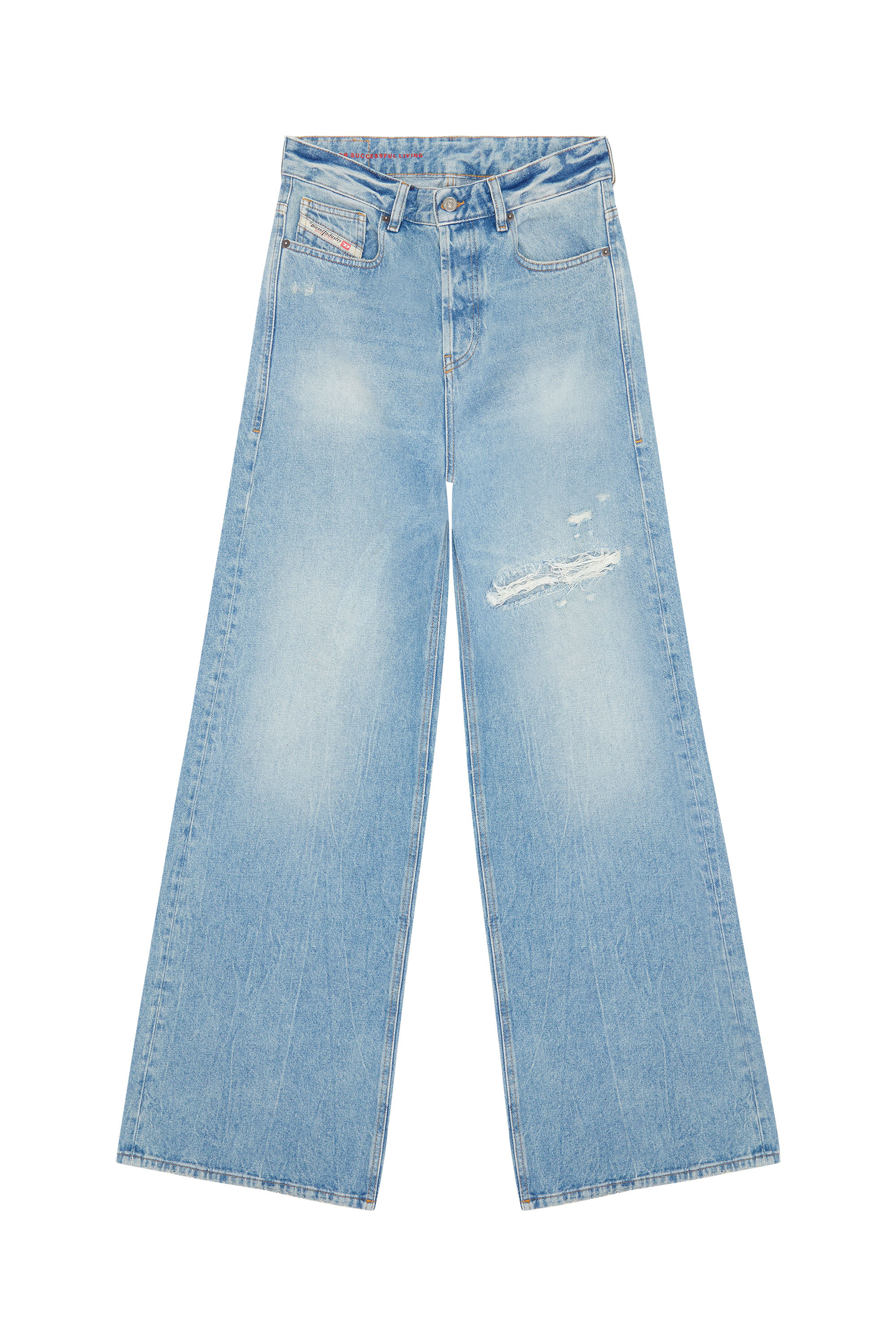 Diesel - Relaxed Jeans 1996 D-Sire 09E25 Femme, Bleu Clair - Image 2