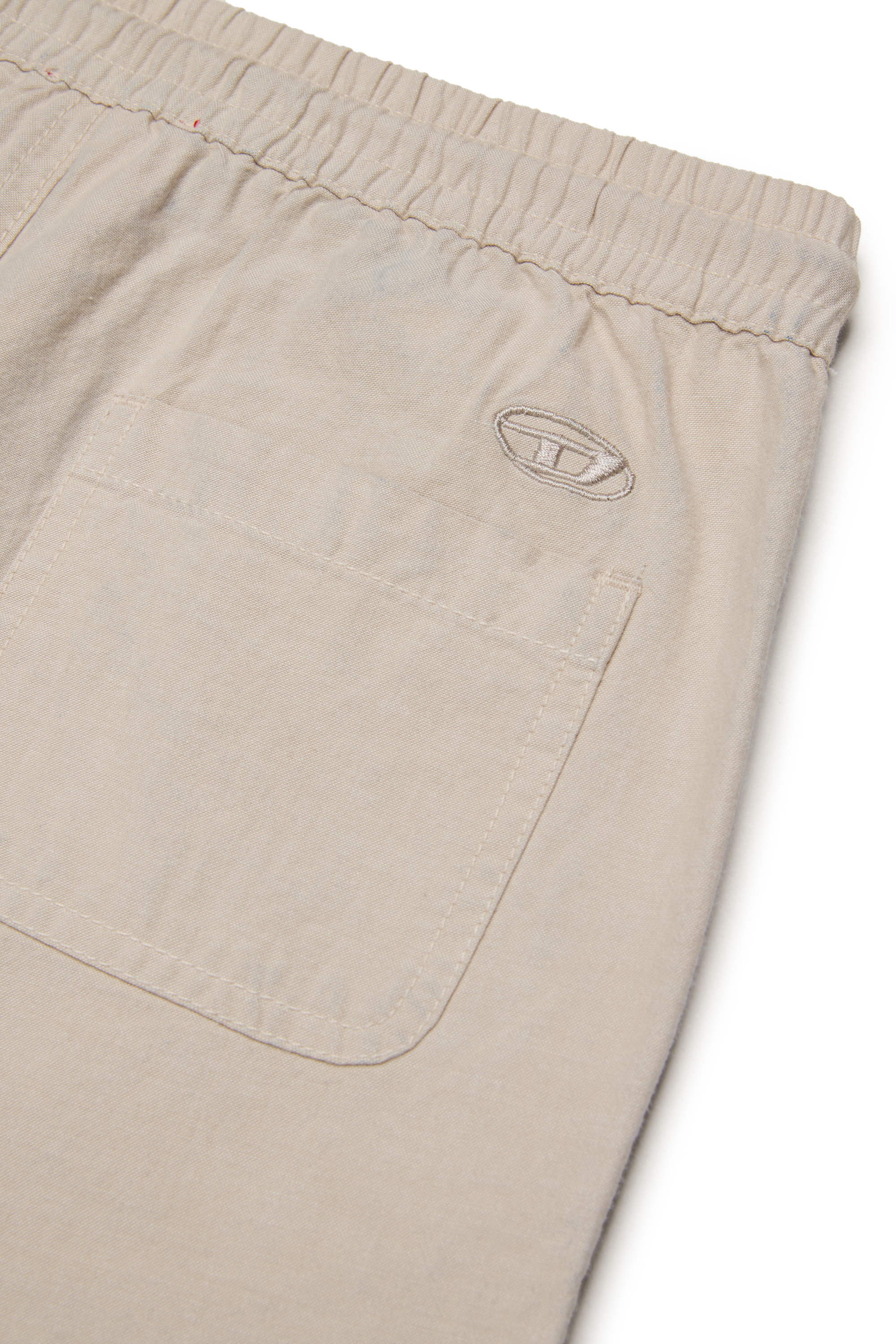 Diesel - PCALLY, Pantalon de surv&ecirc;tement avec taille &agrave; cordon de serrage Homme in Beige - 4