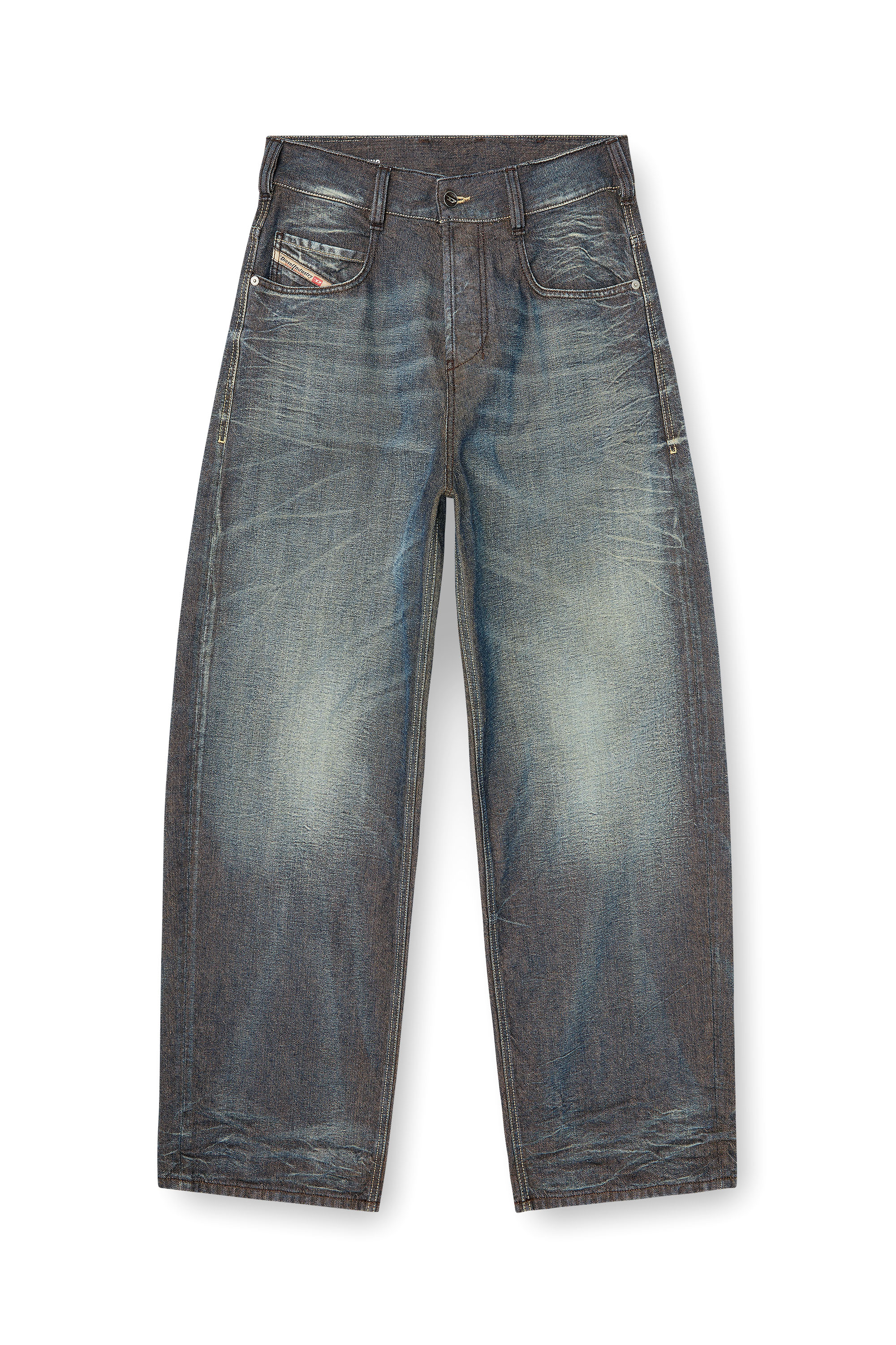 Diesel - Relaxed Jeans 1997 D-Enim-M 007EM Mixte, Bleu Fonc&eacute; - Image 3