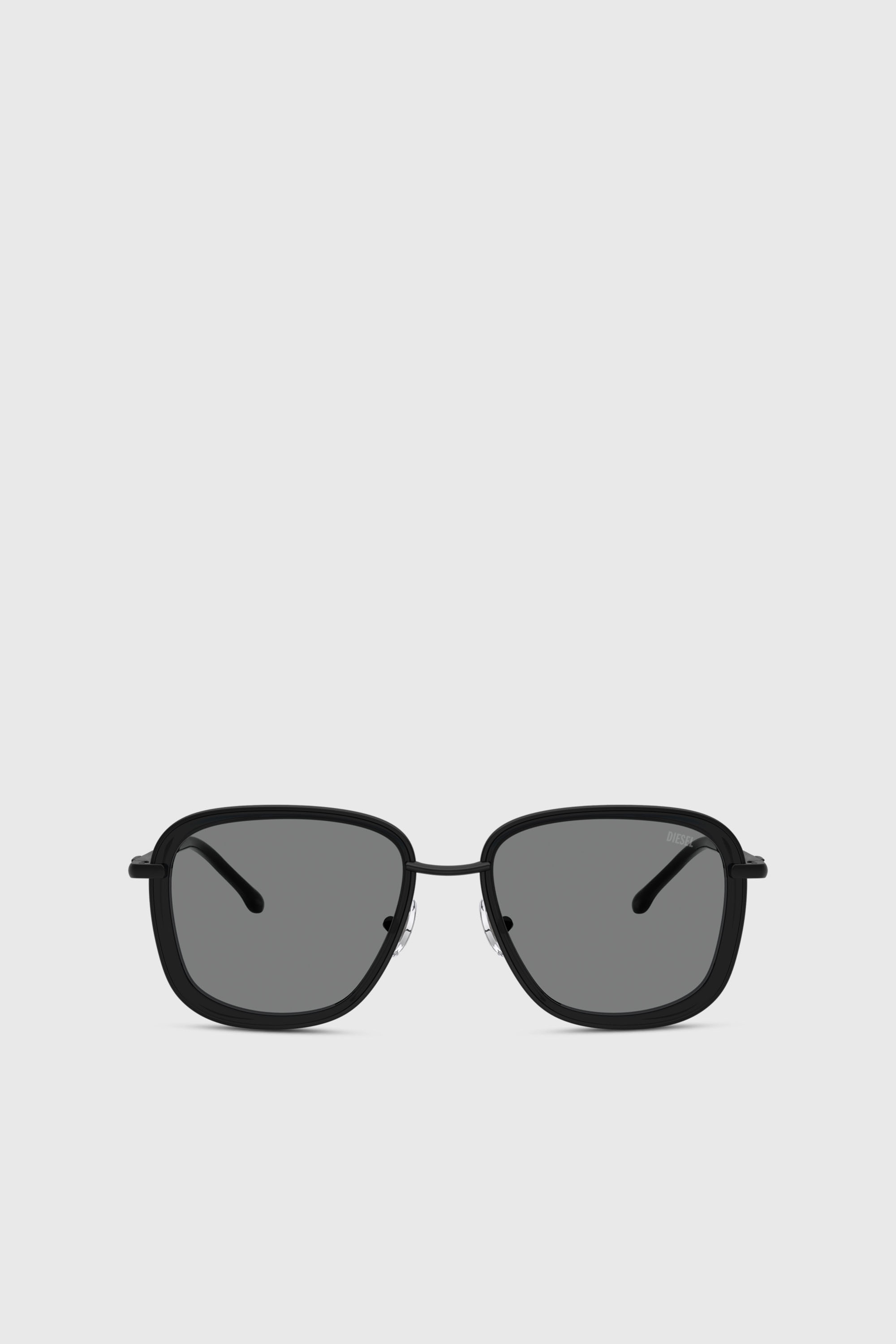 Diesel - 0DL1017, Lunettes de soleil carr&eacute;es Mixte in Noir - 1