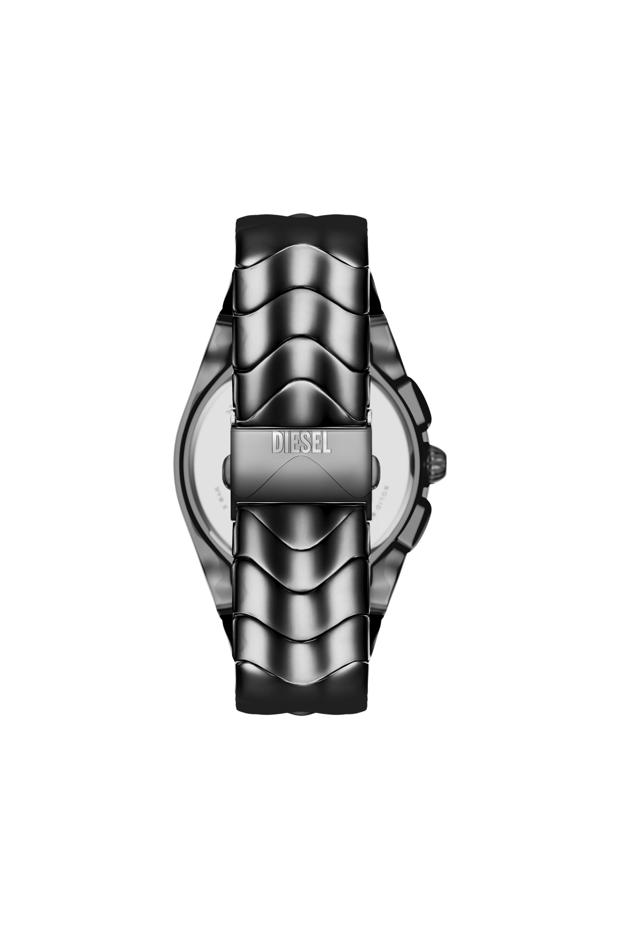 Diesel - DZ4713 WATCH, Montre Mercurial en acier inoxydable finition gunmetal Homme in Noir - 2