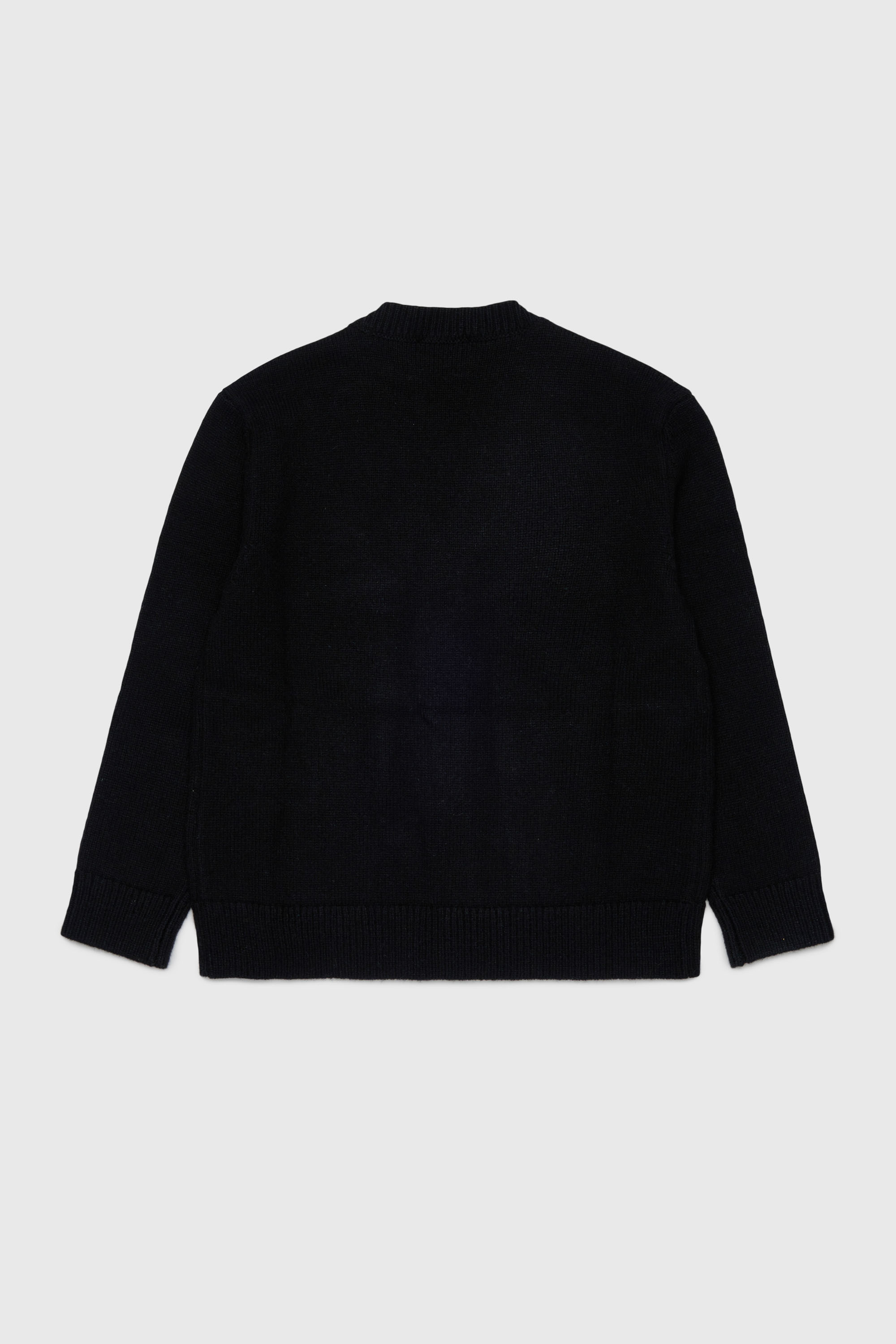Diesel - KLABO CARDIGAN OVER, Cardigan enrichi en cachemire avec logo Oval D Homme in Noir - 2