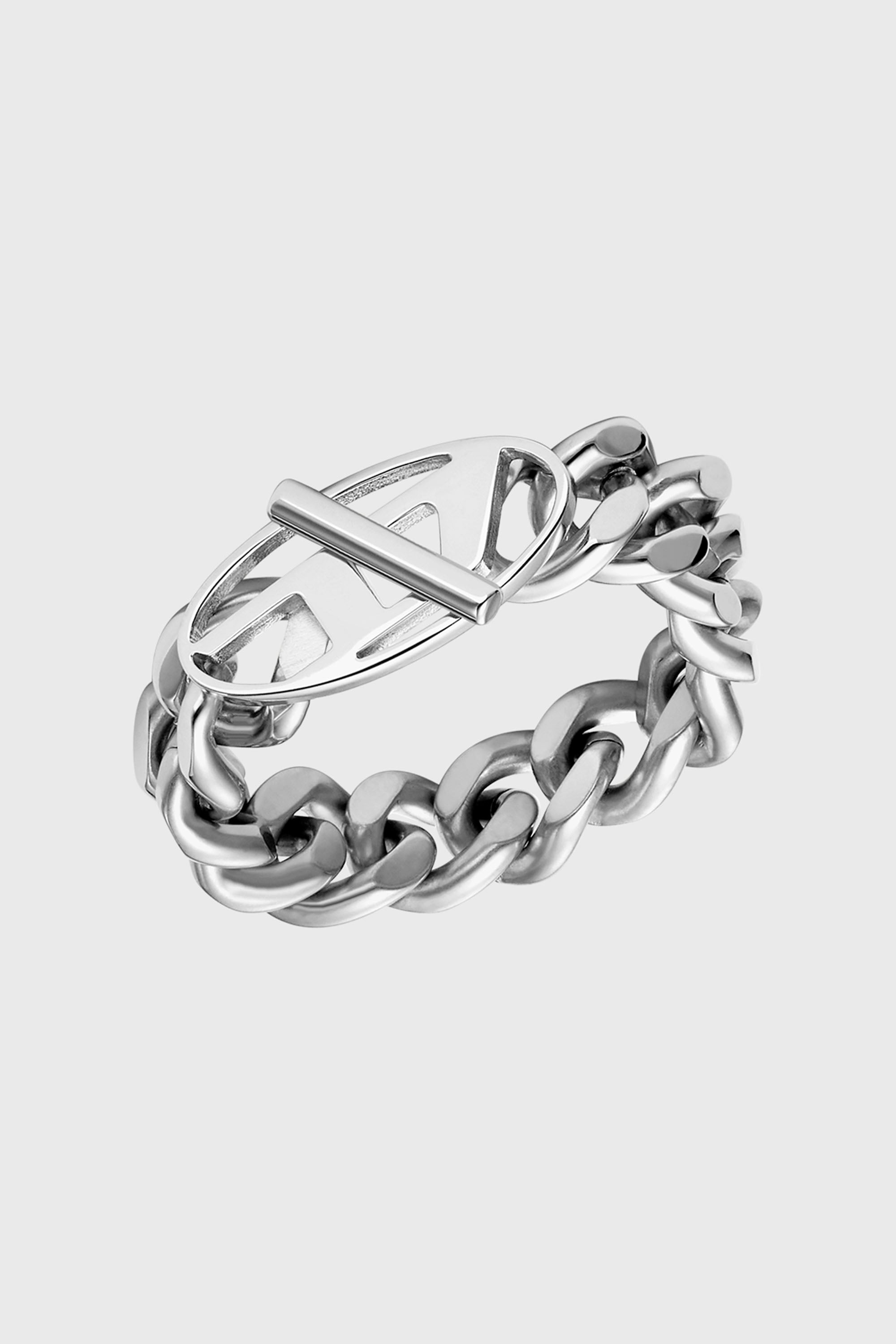 Diesel - DX1533040, Bague cha&icirc;ne souple en acier inoxydable Mixte in Gris argent&eacute; - 1