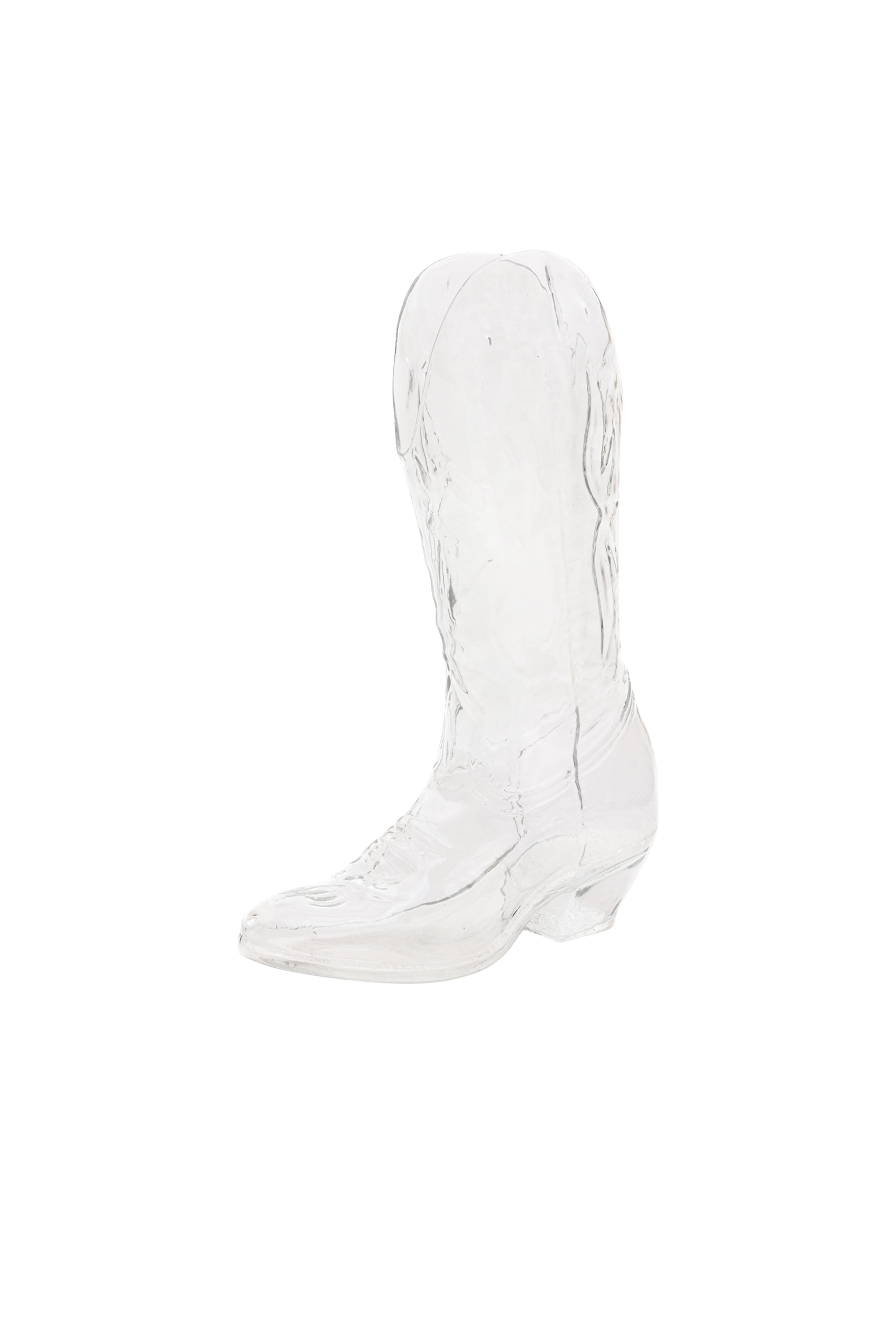 Diesel - 10064 GLASS VASE CRYSTALBOOTIE CM.24X8 H, Vase en verre Mixte in Blanc - 1