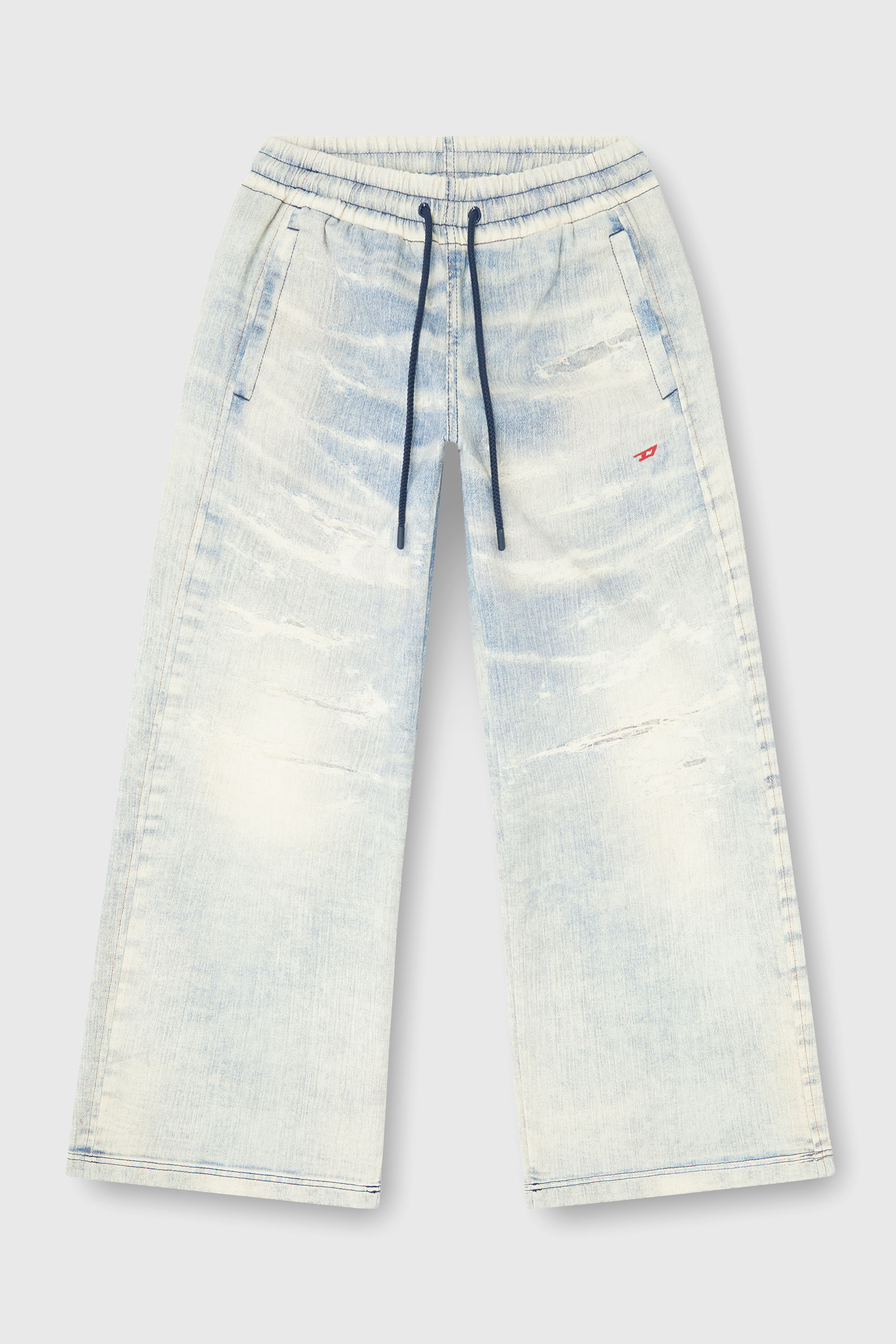 Diesel - Relaxed 2078 D-Ainty Joggjeans&reg; 068XM Femme, Bleu Clair - Image 2