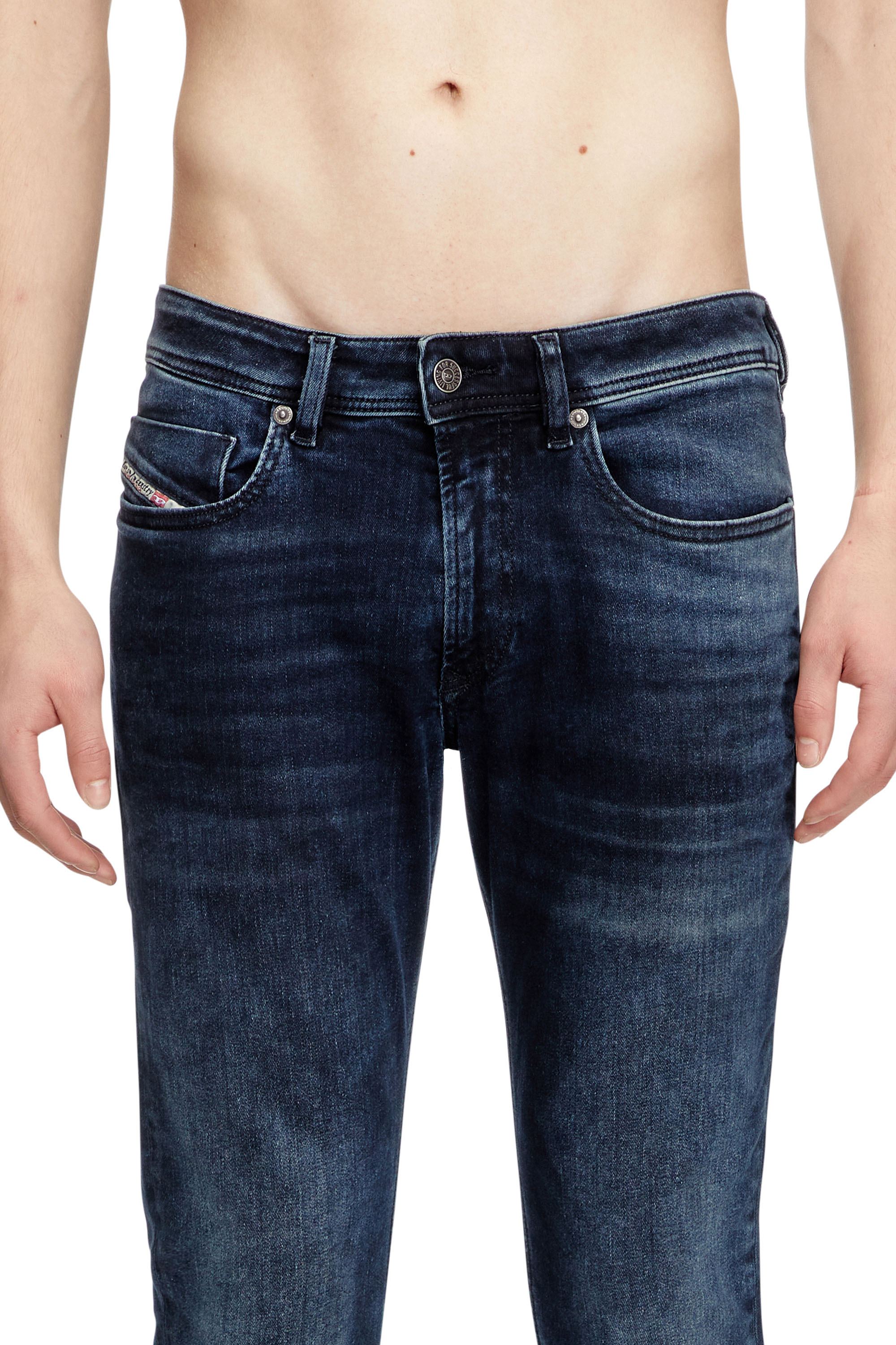 Diesel - Skinny Jeans 1979 Sleenker 0ENAR Homme, Bleu Fonc&eacute; - Image 5