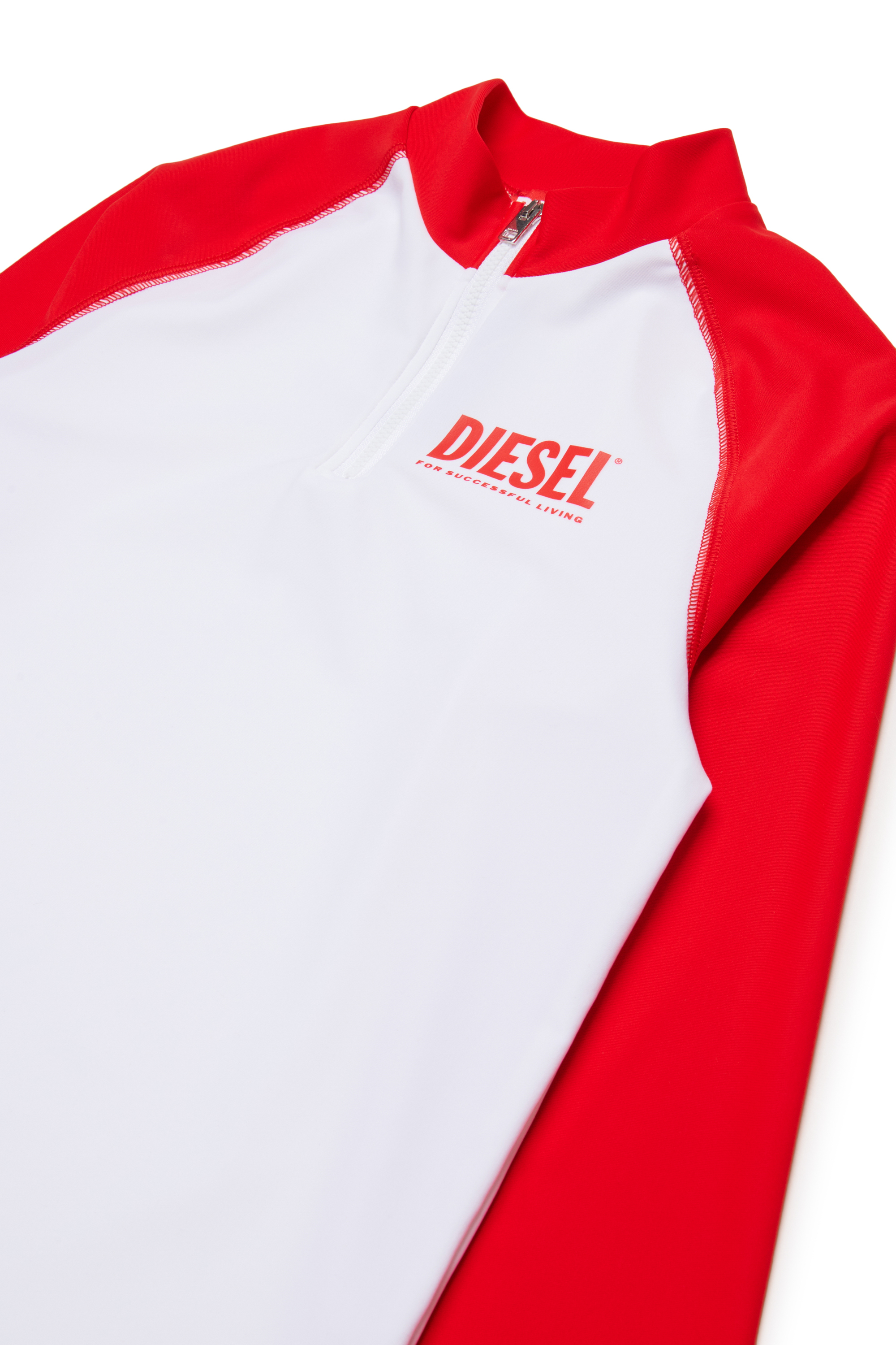 Diesel - MTRUS, Rashguard &agrave; demi-zip Homme in Polychrome - 3