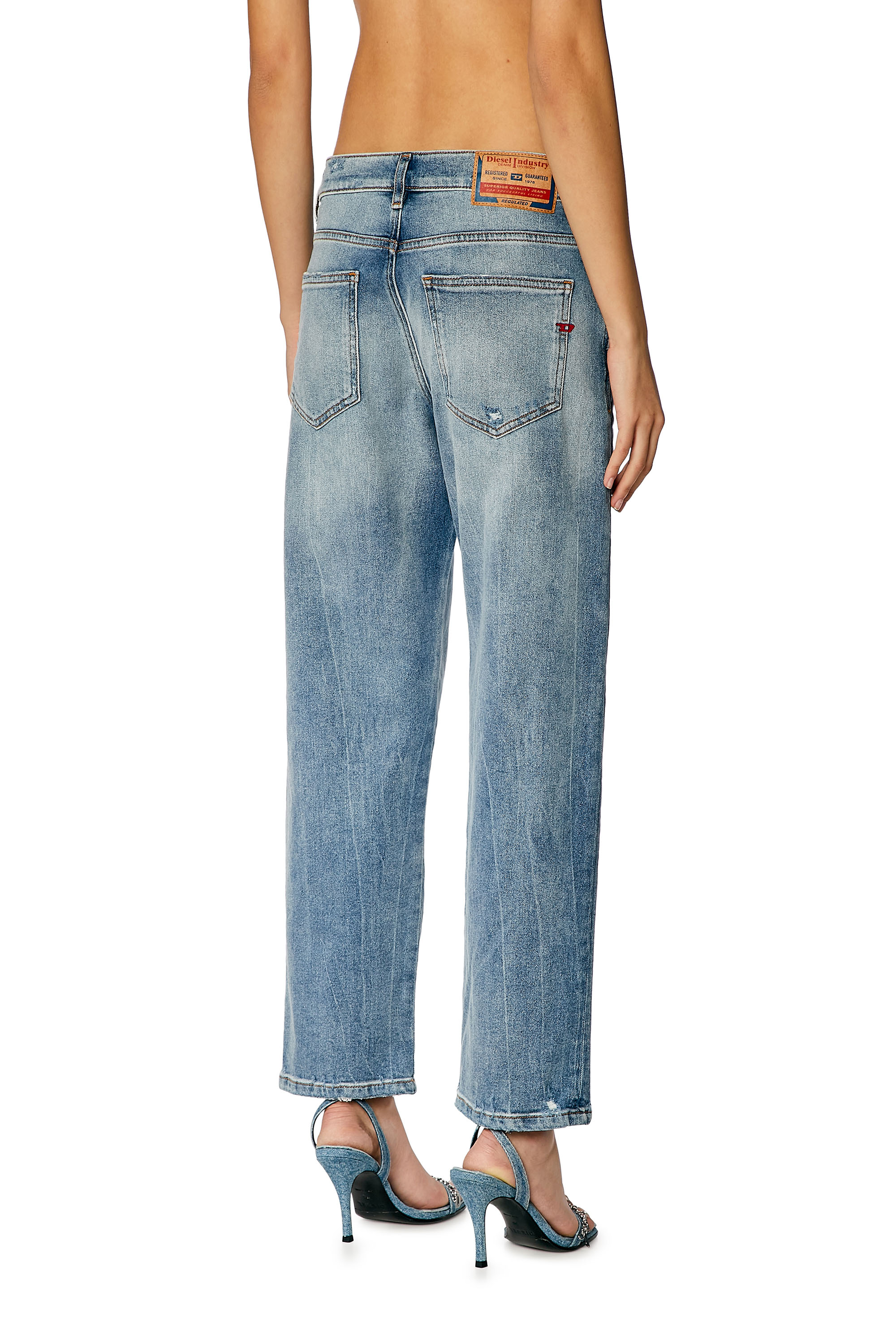 Diesel - Regular Jeans 2016 D-Air 0PFAR Femme, Bleu Clair - Image 4