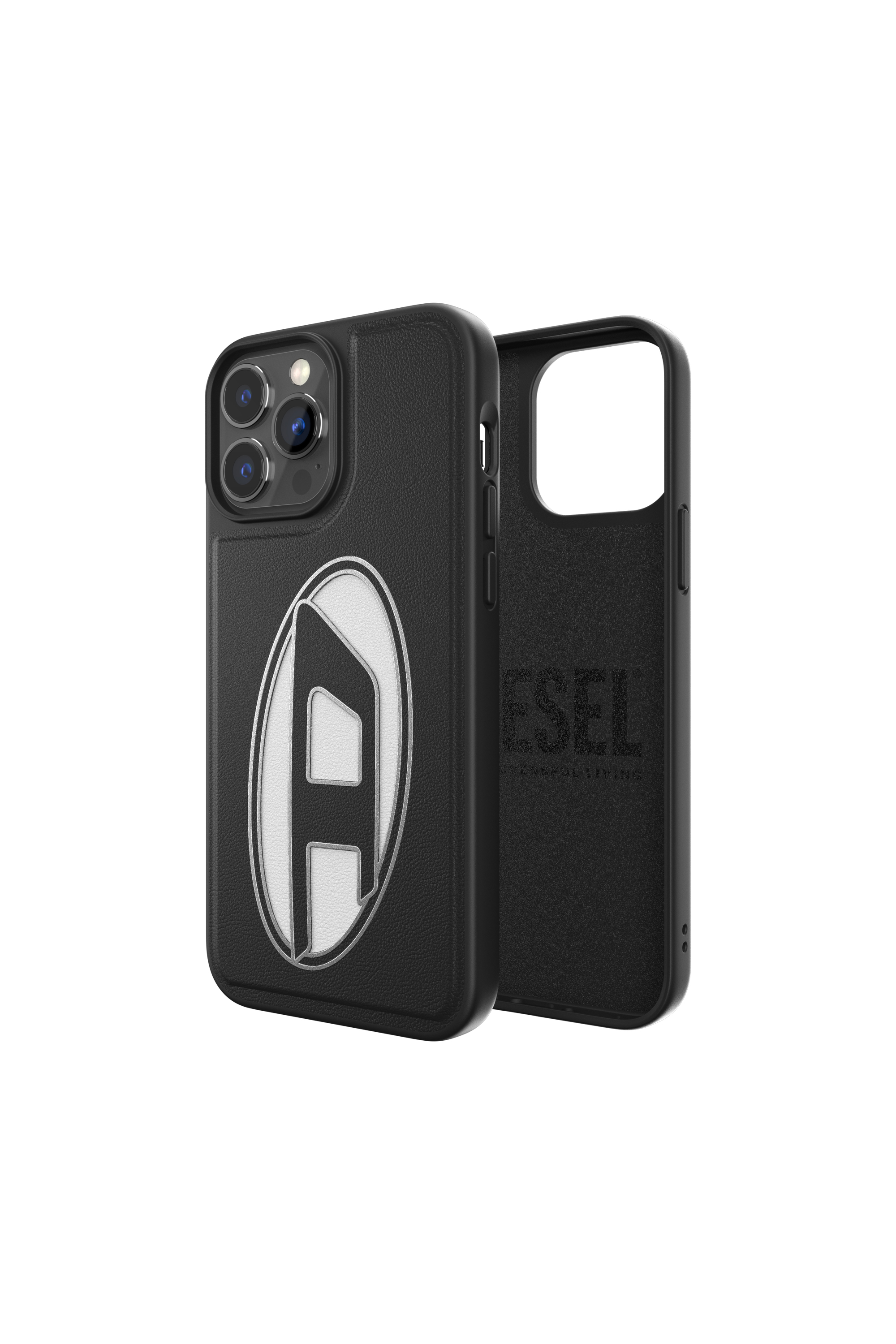 Diesel - 48873 STANDARD CASE, Coque moul&eacute;e pur iPhone 13 Pro Max Mixte in Noir - 1