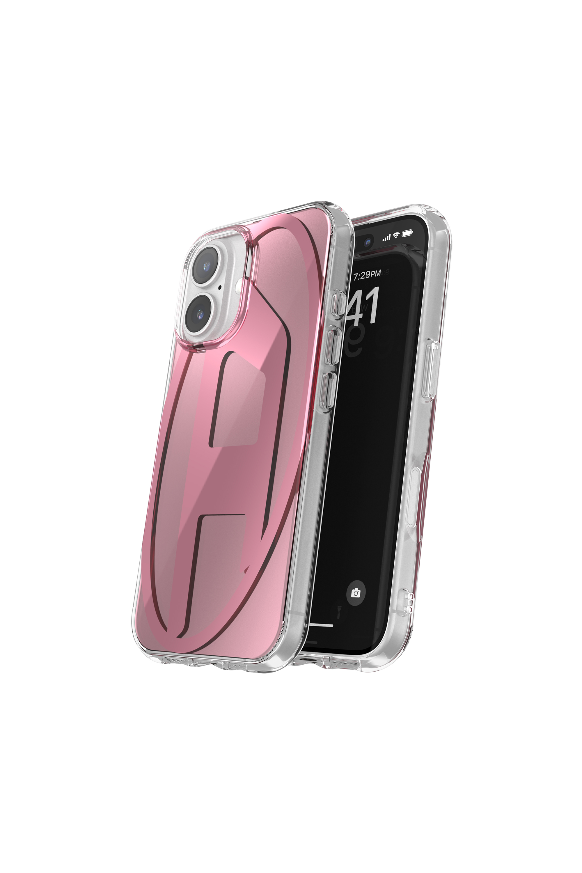 Diesel - 60163 AOP CASE, Coque miroir pour l'iP 16 Mixte in Rose - 2
