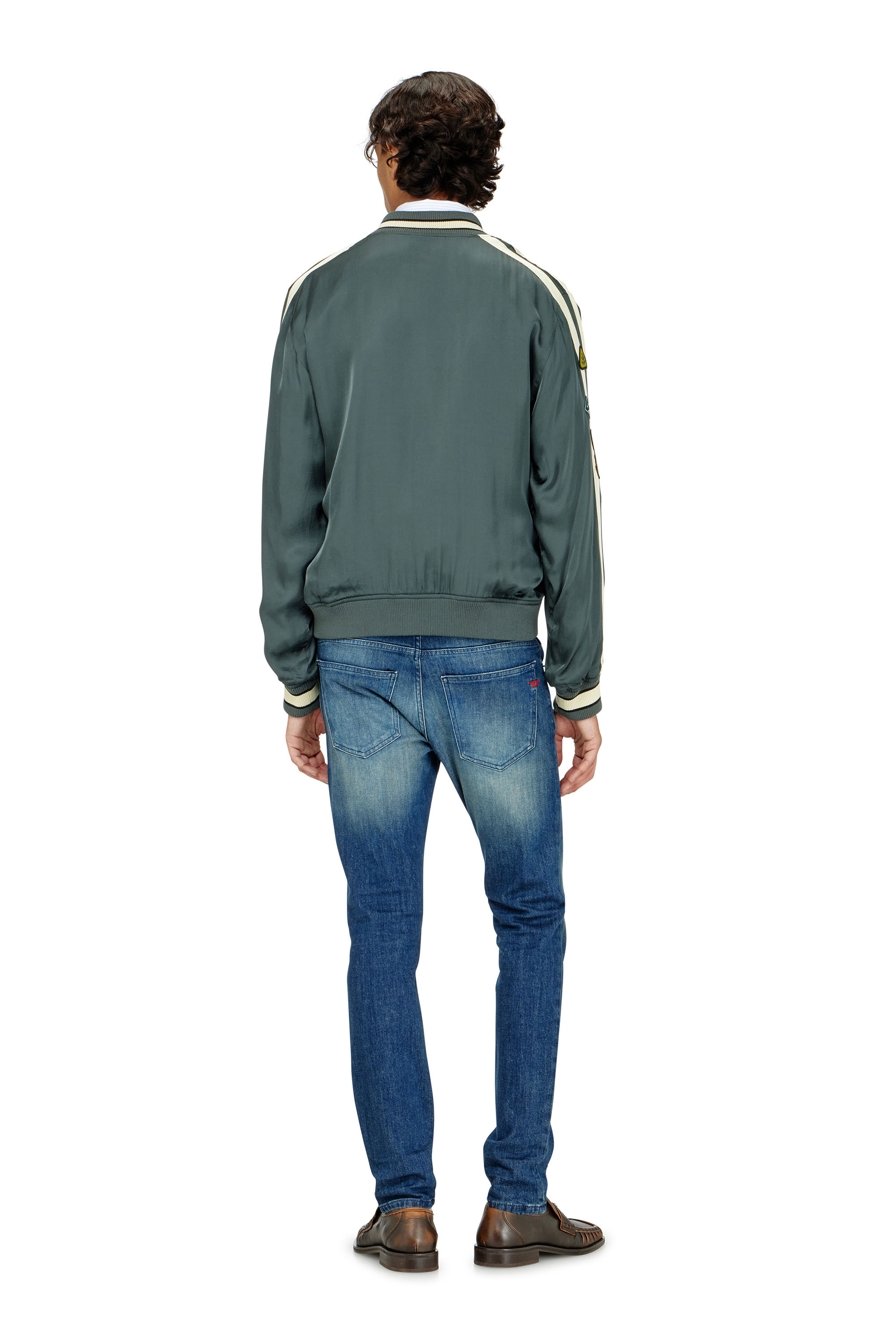 Diesel - Slim Jeans 2019 D-Strukt 0KBBR Homme, Bleu Fonc&eacute; - Image 3