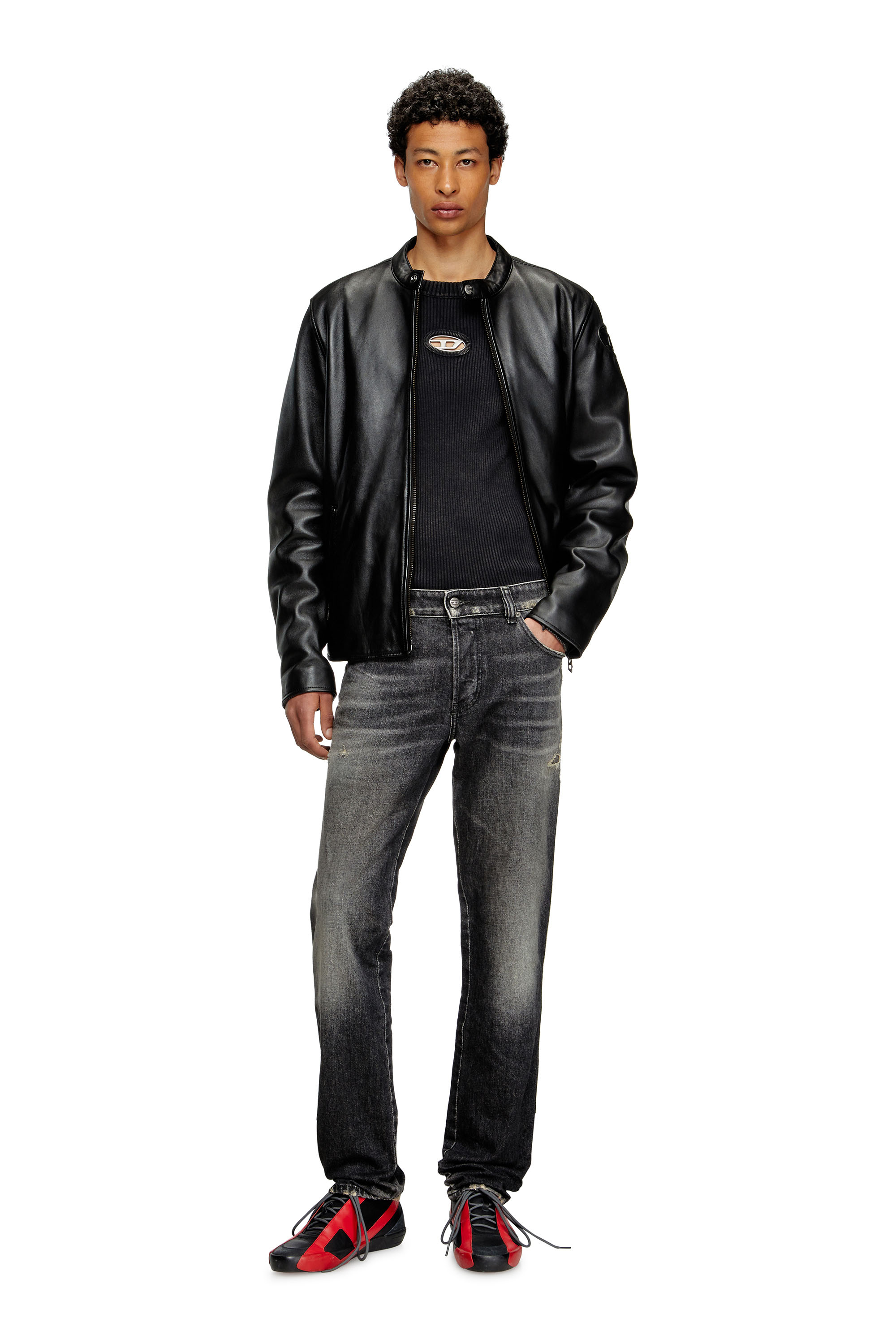 Diesel - Slim Jeans 1993 D-Vyl 09M54 Homme, Noir/Gris foncé - Image 1