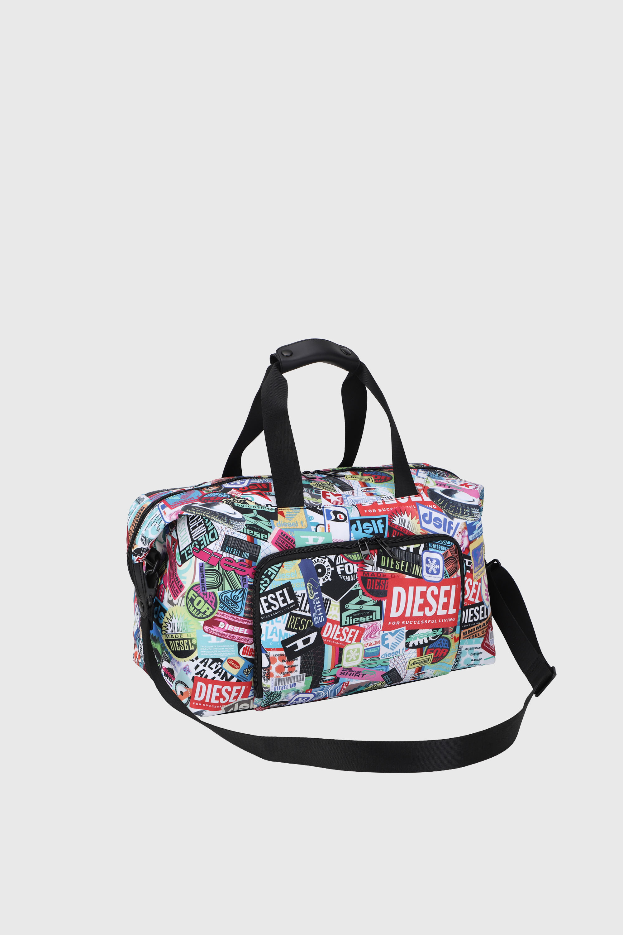 Diesel - DIESEL PC PRINTED DUFFLE-STICKERS- DSB00, Sac de voyage pratique avec des autoc Mixte in Polychrome - 6