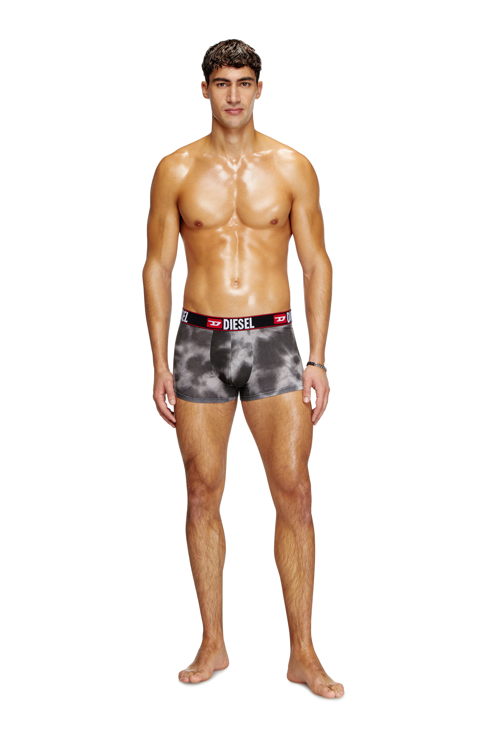 Diesel - UMBX-DAMIEN, Boxer avec imprimé nuage Homme in Noir - 1