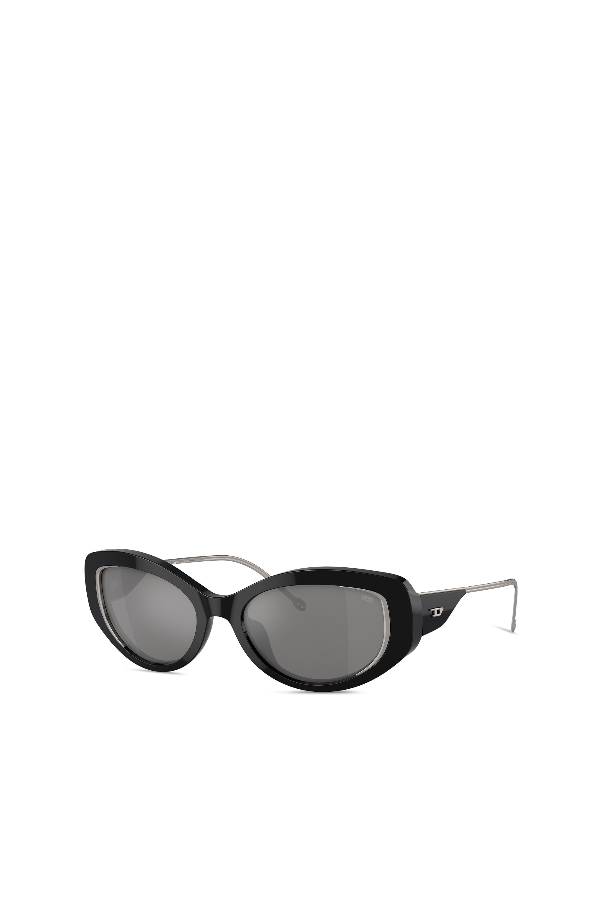 Diesel - 0DL2001 SIZE 54, Lunettes de soleil cat-eye Mixte in Noir - 5