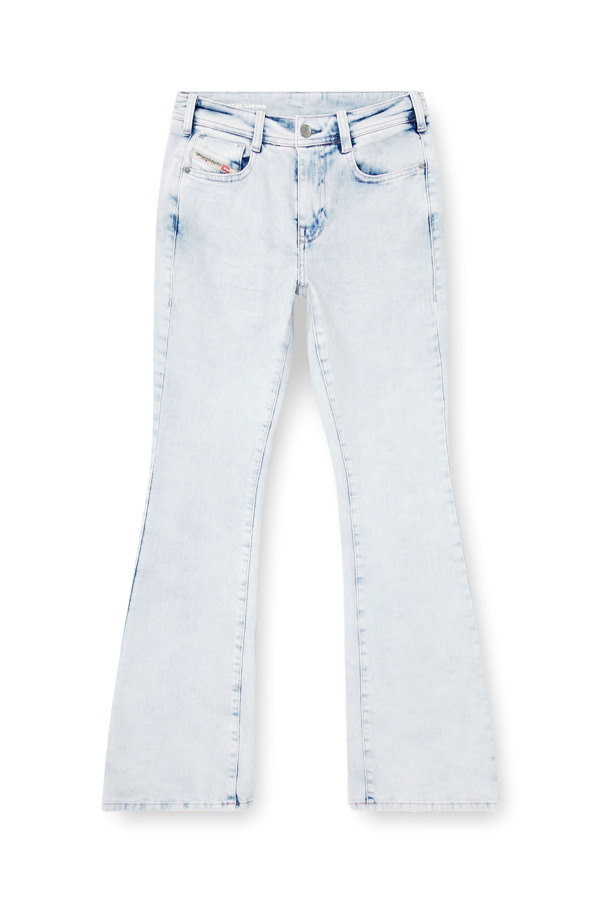 Diesel - Bootcut Jeans 1969 D-Ebbey 0HDBH Femme, Bleu Clair - Image 6