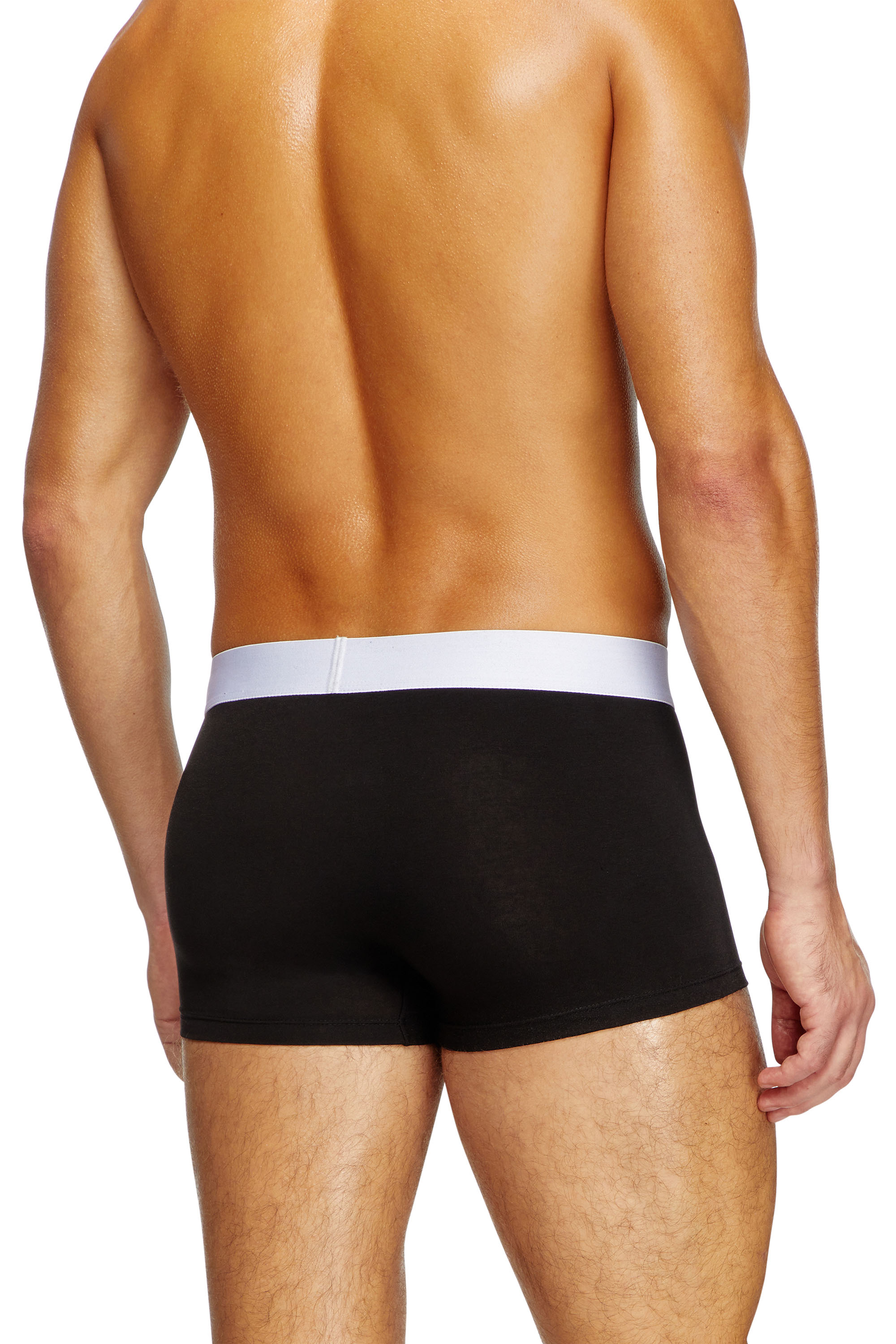 Diesel - DAMIEN-D-POP-40, Man's Boxer briefs with acid rain print in Black/White - 4