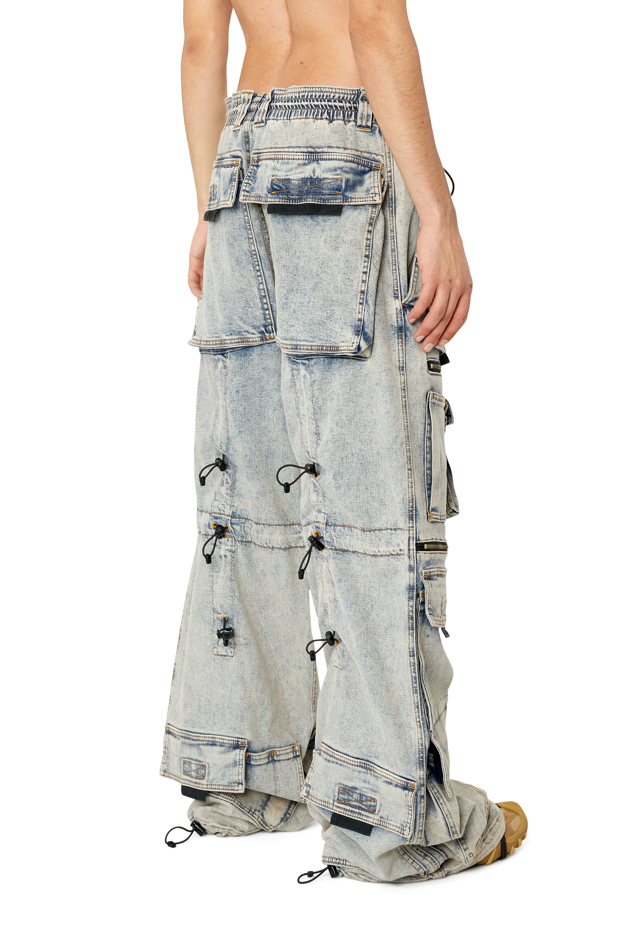Diesel - D-Onlypockets 09F12 Straight Jeans, Medium blue - Image 2