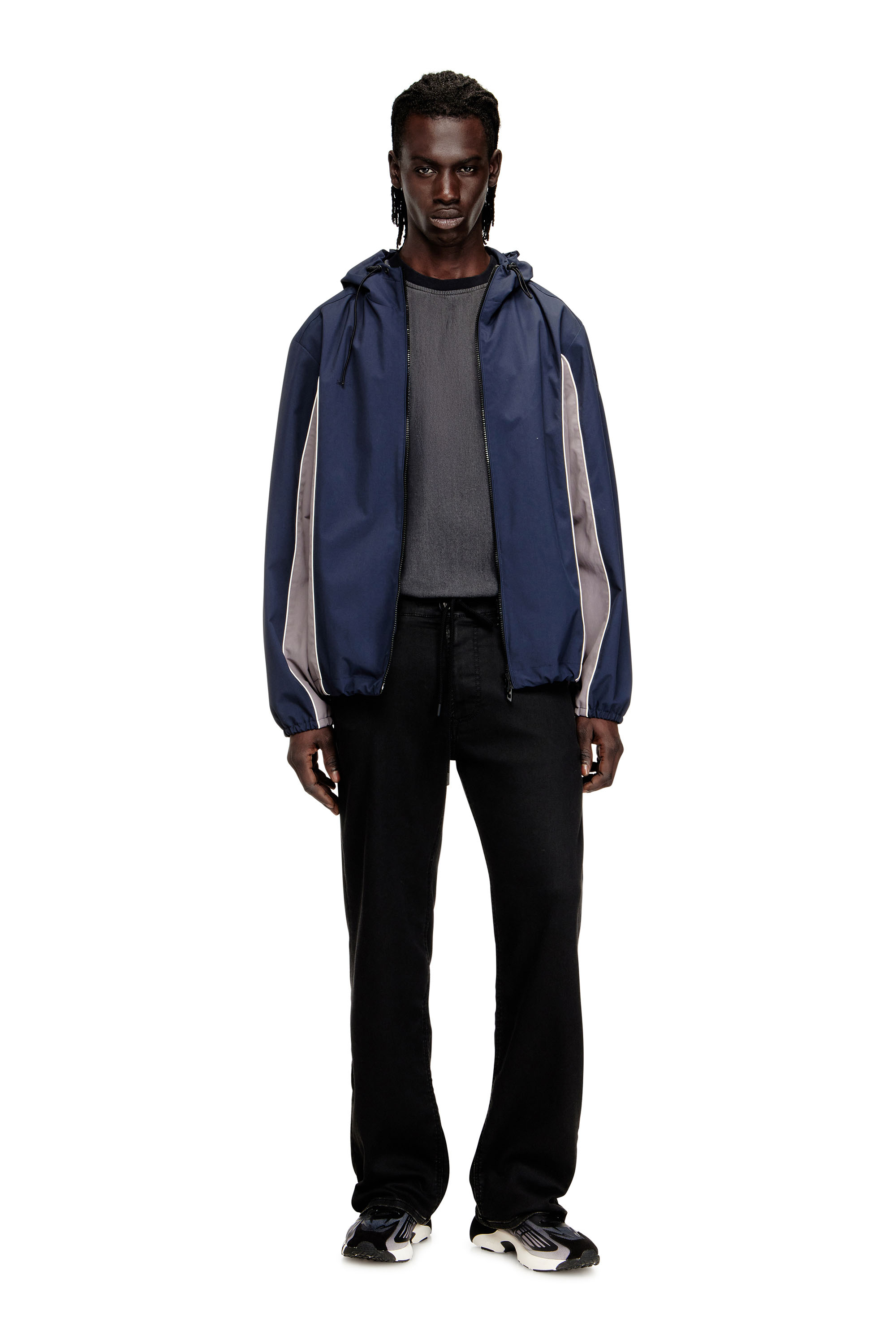 Diesel - Relaxed 2080 D-Reel Joggjeans® 09N90 Homme, Noir/Gris foncé - Image 2