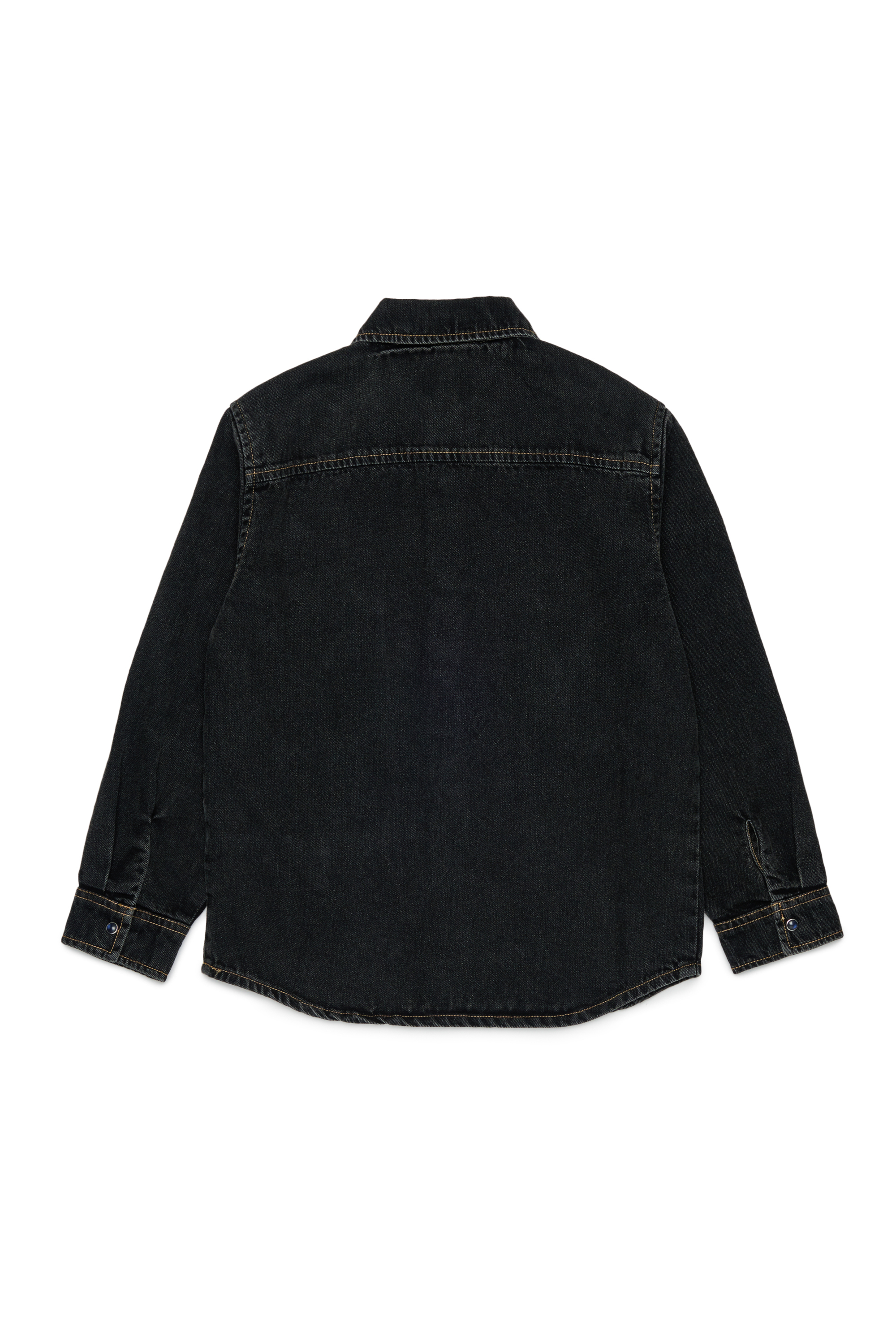 Diesel - CSIMPLY-OVER, Chemise en denim avec broderie logo D Homme in Noir - 2