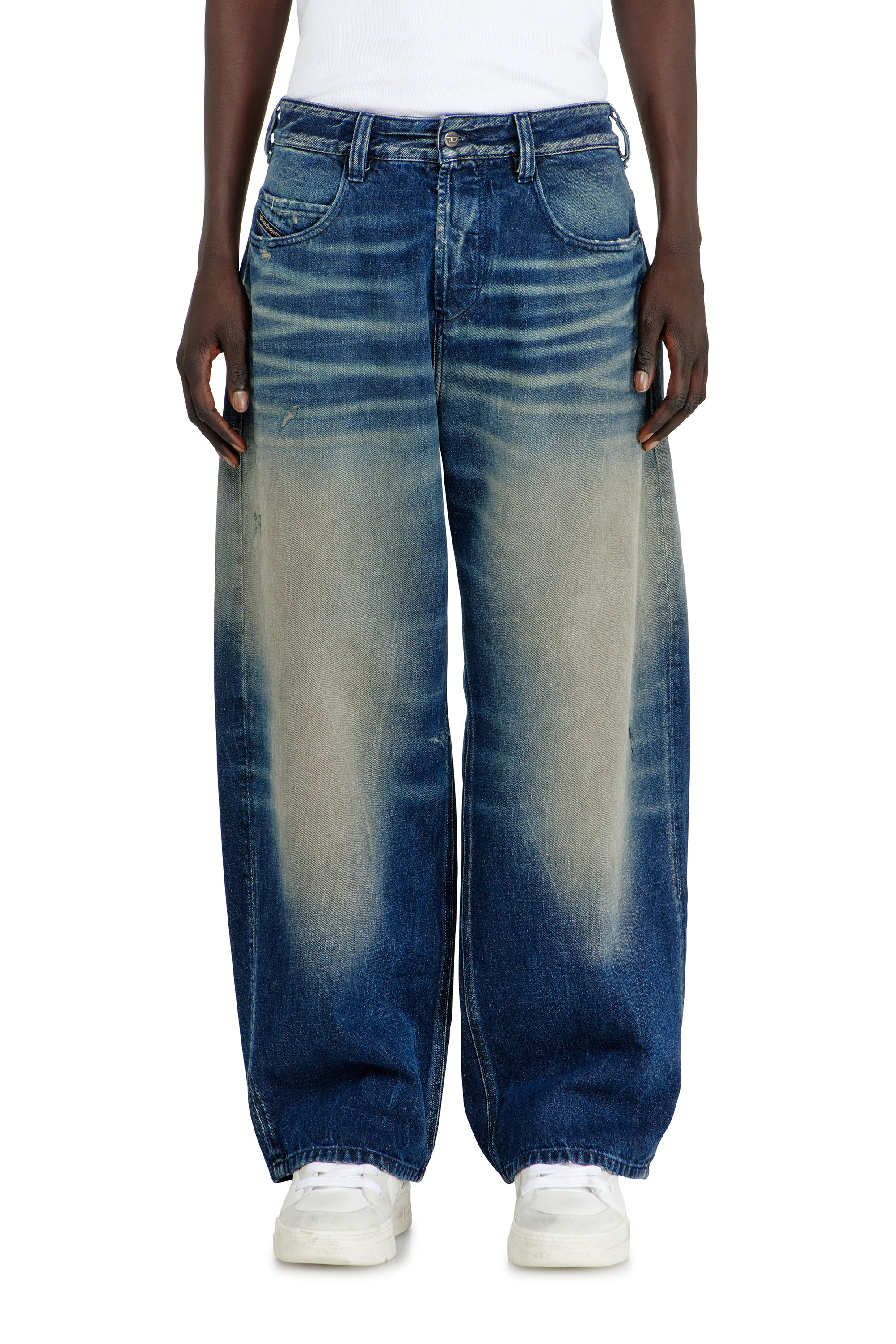 Diesel - Relaxed Jeans 1997 D-Enim-M 007DQ Mixte, Bleu Fonc&eacute; - Image 4