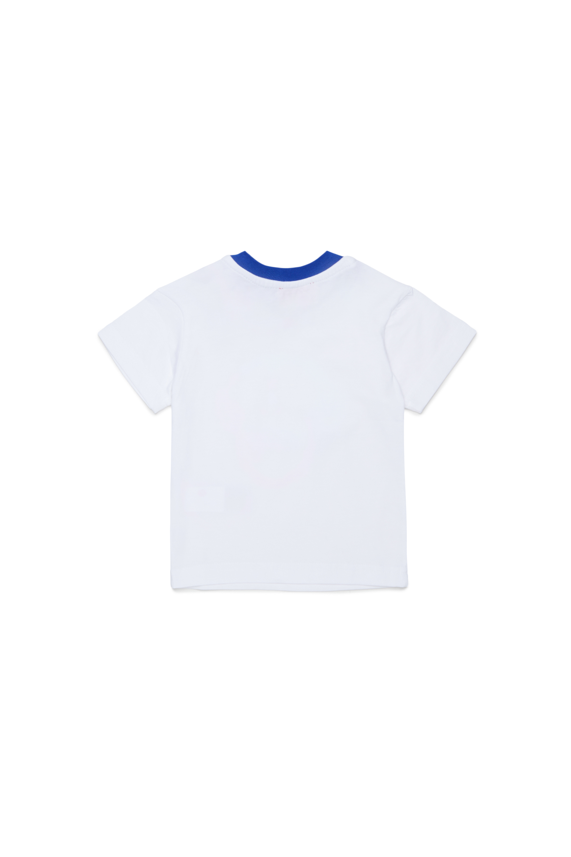 Diesel - TOKEYB, T-shirt en coton avec imprim&eacute; singe Homme in Blanc - 2