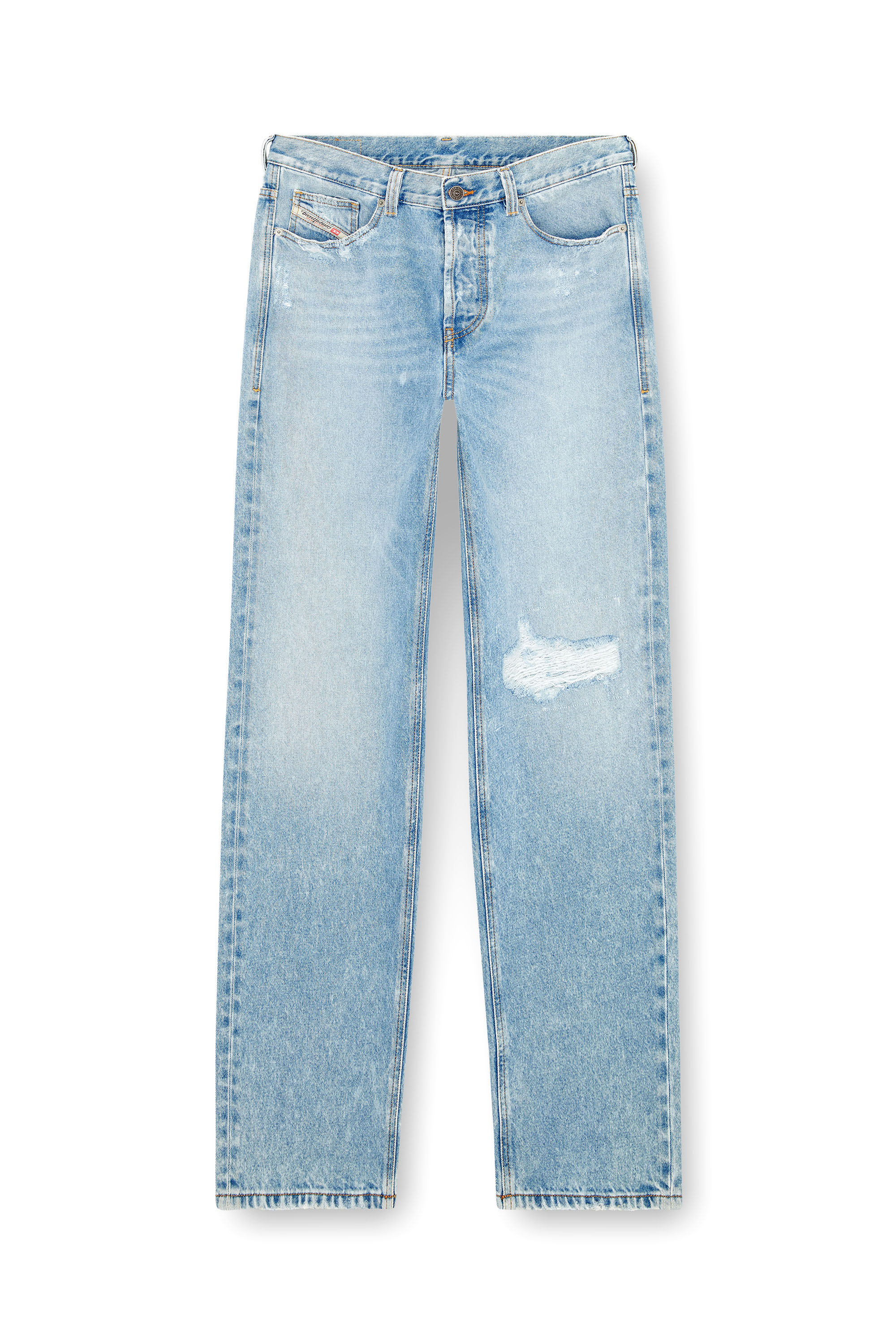 Diesel - Homme Straight Jeans 2010 D-Macs 09J80, Bleu Clair - Image 3