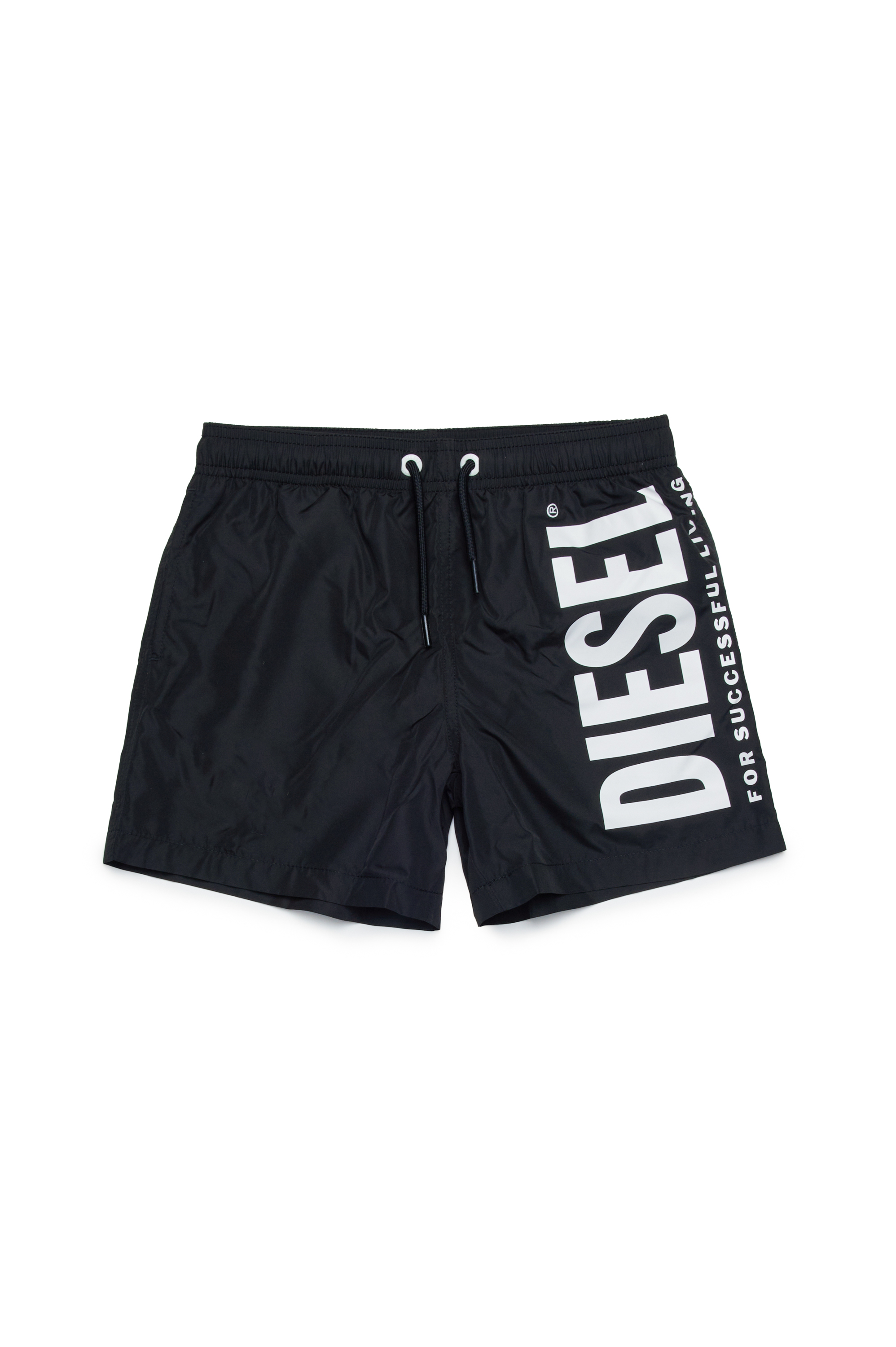 Diesel - MGIULLO, Homme Short de bain avec maxi logo in Noir - Image 1