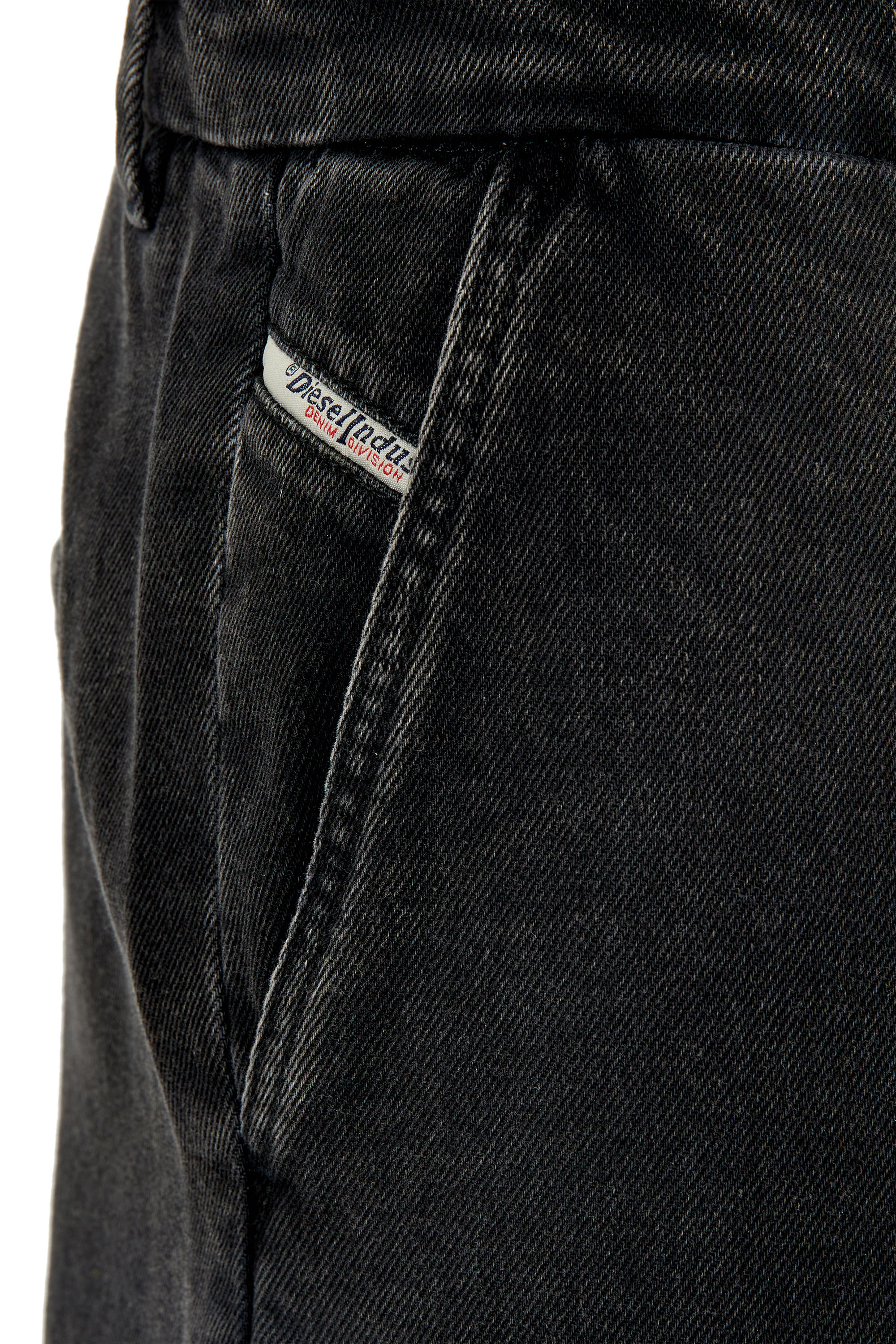 Diesel - Straight Jeans D-Chino-Work 09B88, Black/Dark grey - Image 4