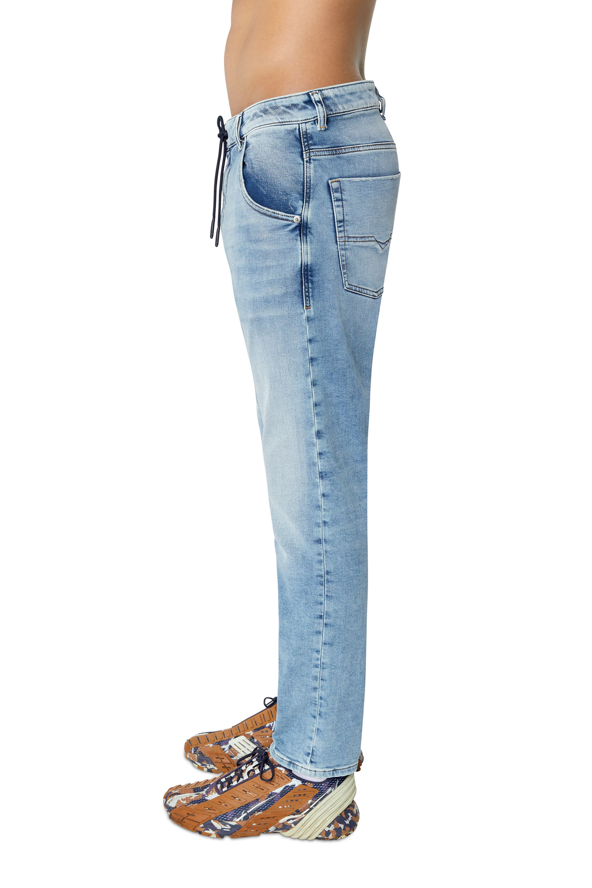 Diesel - Krooley JoggJeans® 068BB Tapered, Light Blue - Image 4