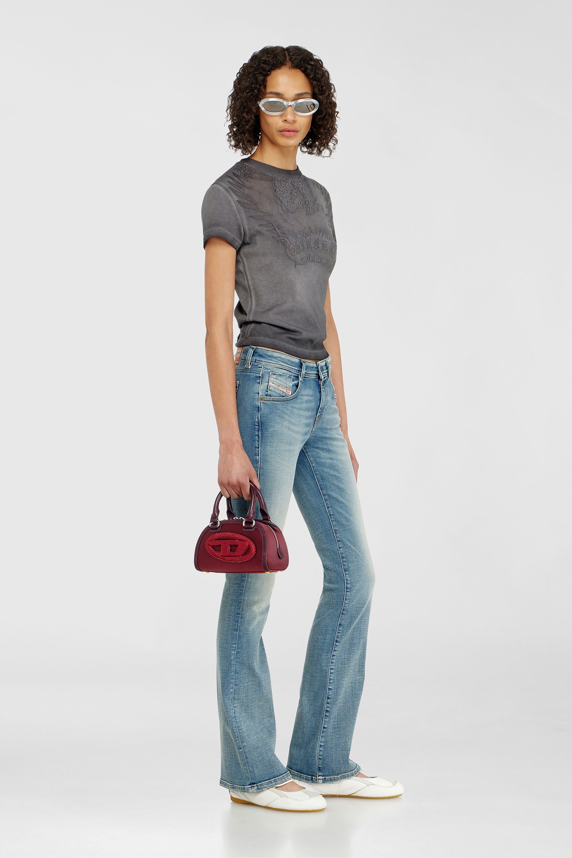 Diesel - Woman's Bootcut Jeans 1969 D-Ebbey 09P42, Light Blue - 1