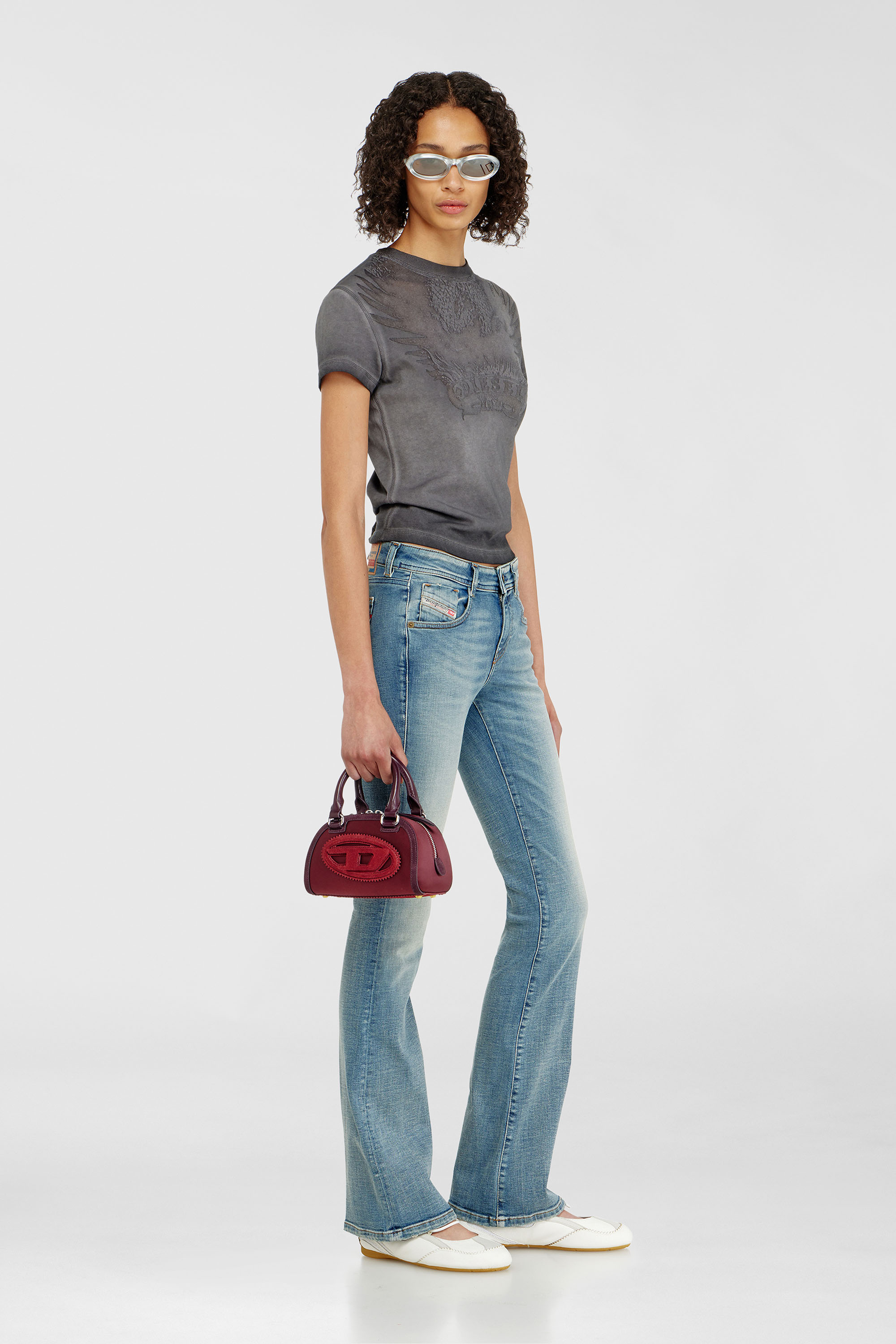 Diesel - Bootcut Jeans 1969 D-Ebbey 09P42 Femme, Bleu Clair - Image 1