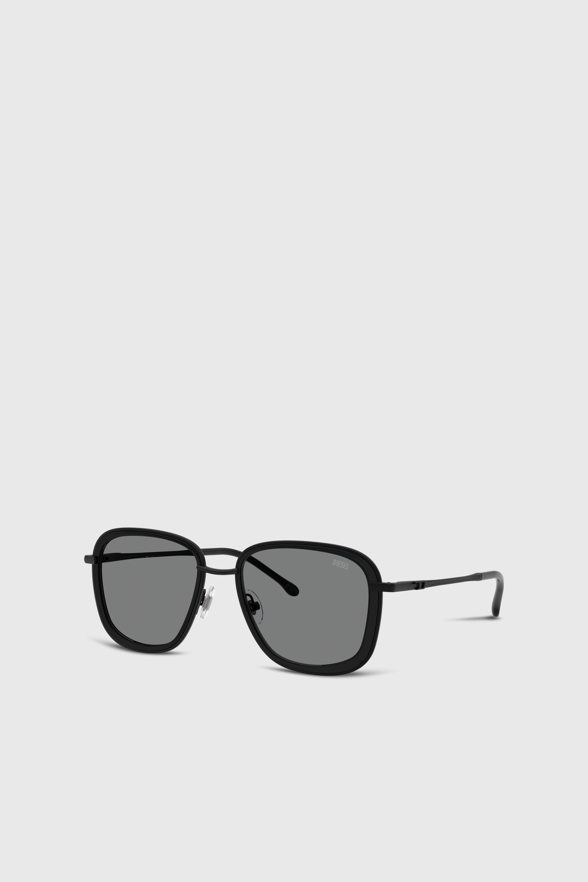 Diesel - 0DL1017, Lunettes de soleil carr&eacute;es Mixte in Noir - 4