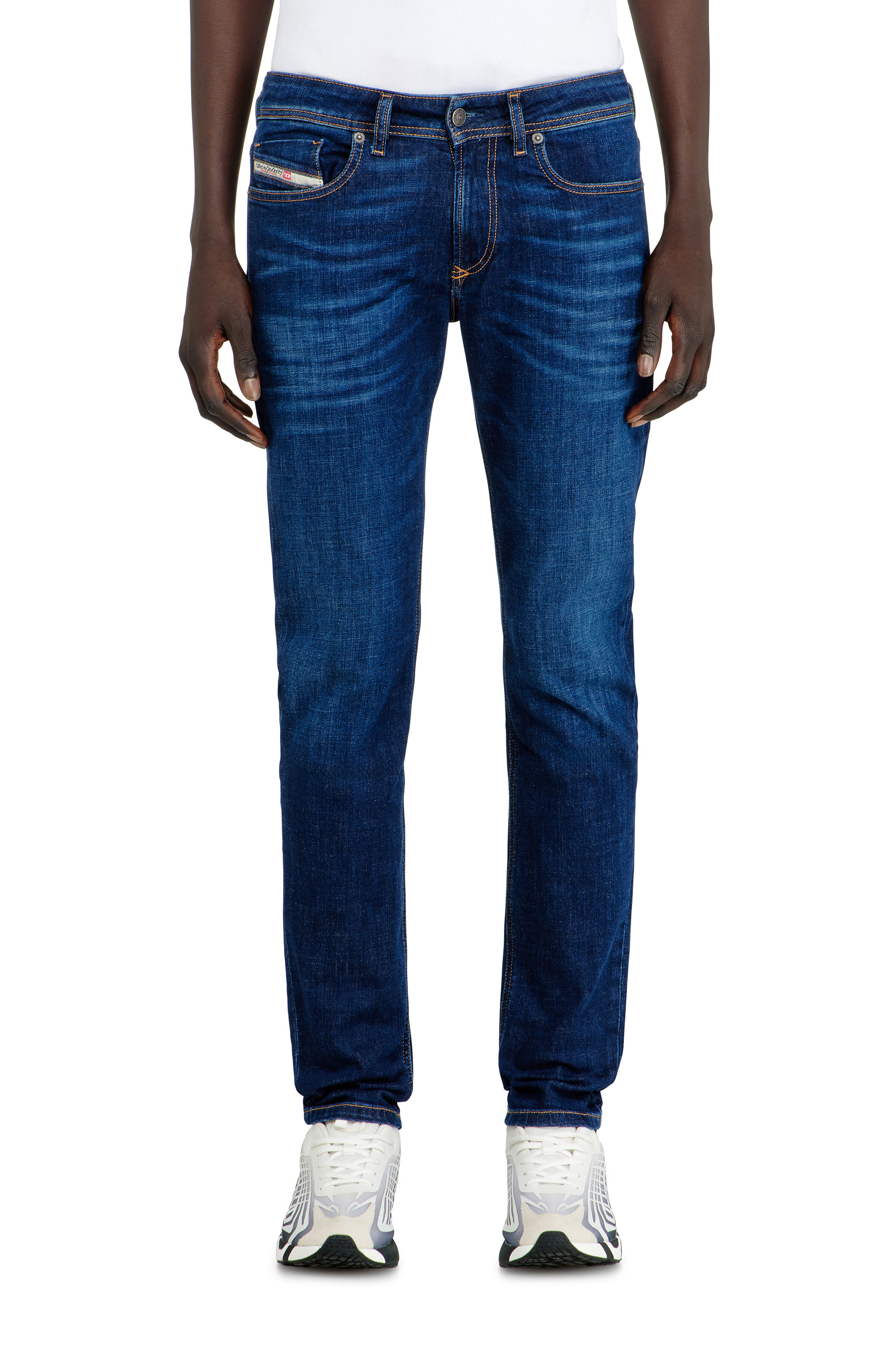 Diesel - Skinny Jeans 1979 Sleenker 09J17 Homme, Bleu Fonc&eacute; - Image 1