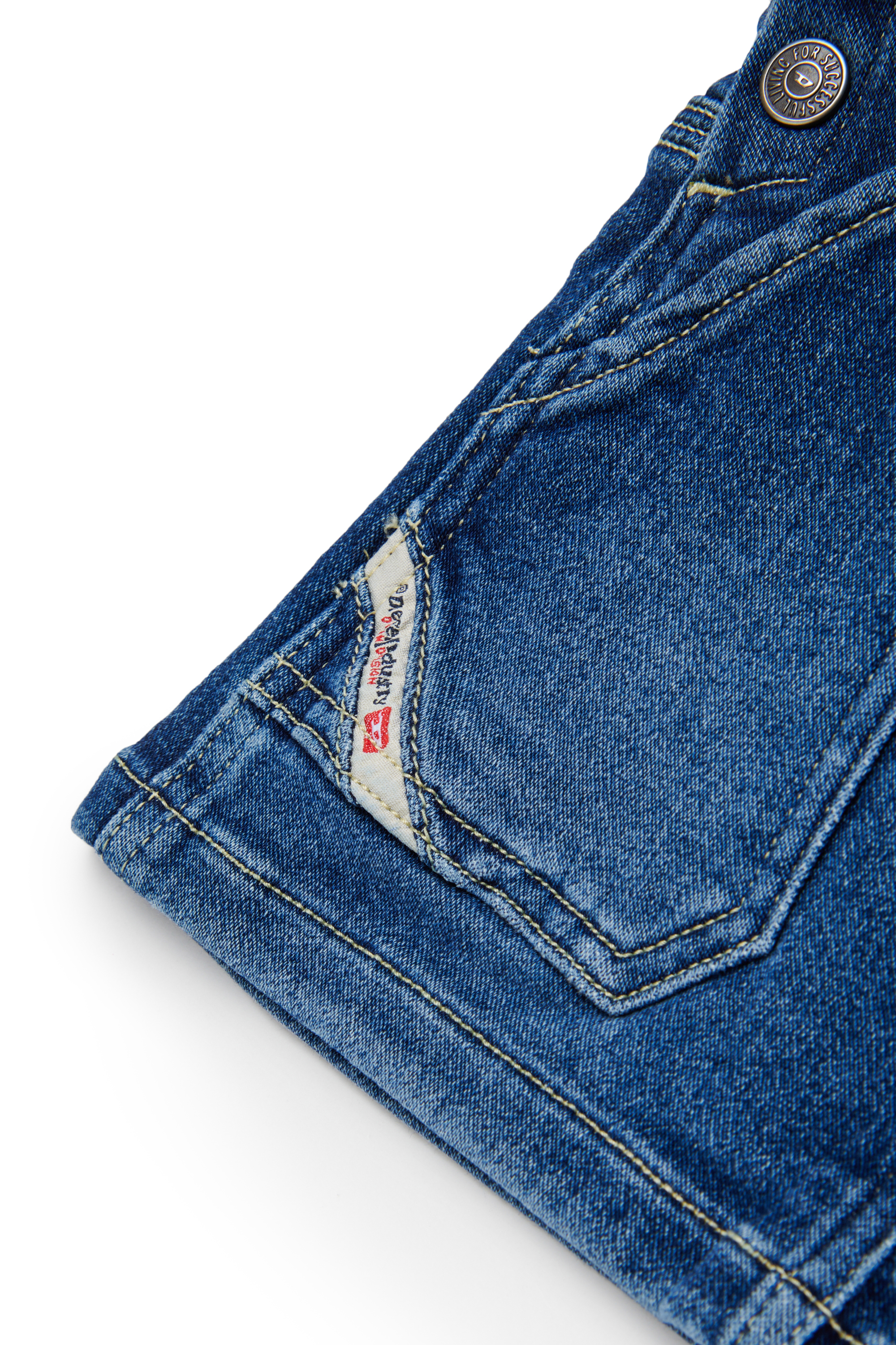 Diesel - JUMPIB JJJ, Combinaison JoggJeans Femme in Bleu - 4