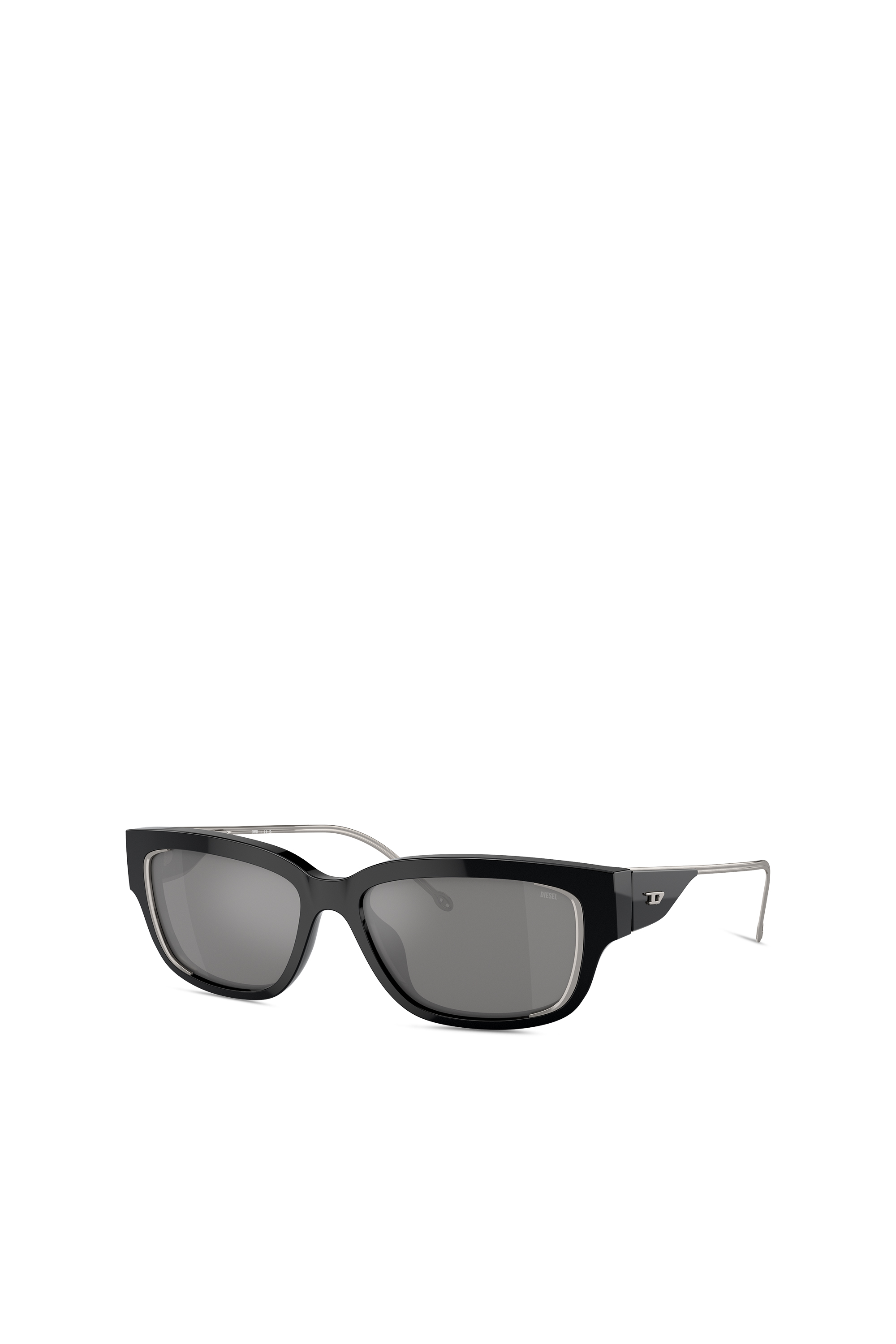 Diesel - 0DL2002 SIZE 56, Lunettes de soleil rectangulaires Mixte in Noir - 5