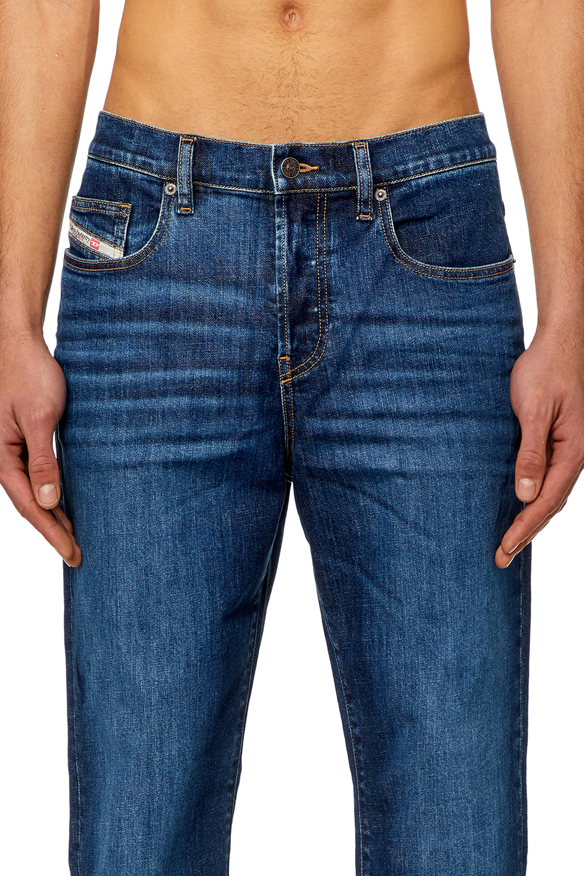 Regular Jeans 2020 D-Viker 0PFAZ, Bleu Foncé Diesel - Regular Jeans 2020 D-Viker 0PFAZ Homme, Bleu Foncé - Image 5