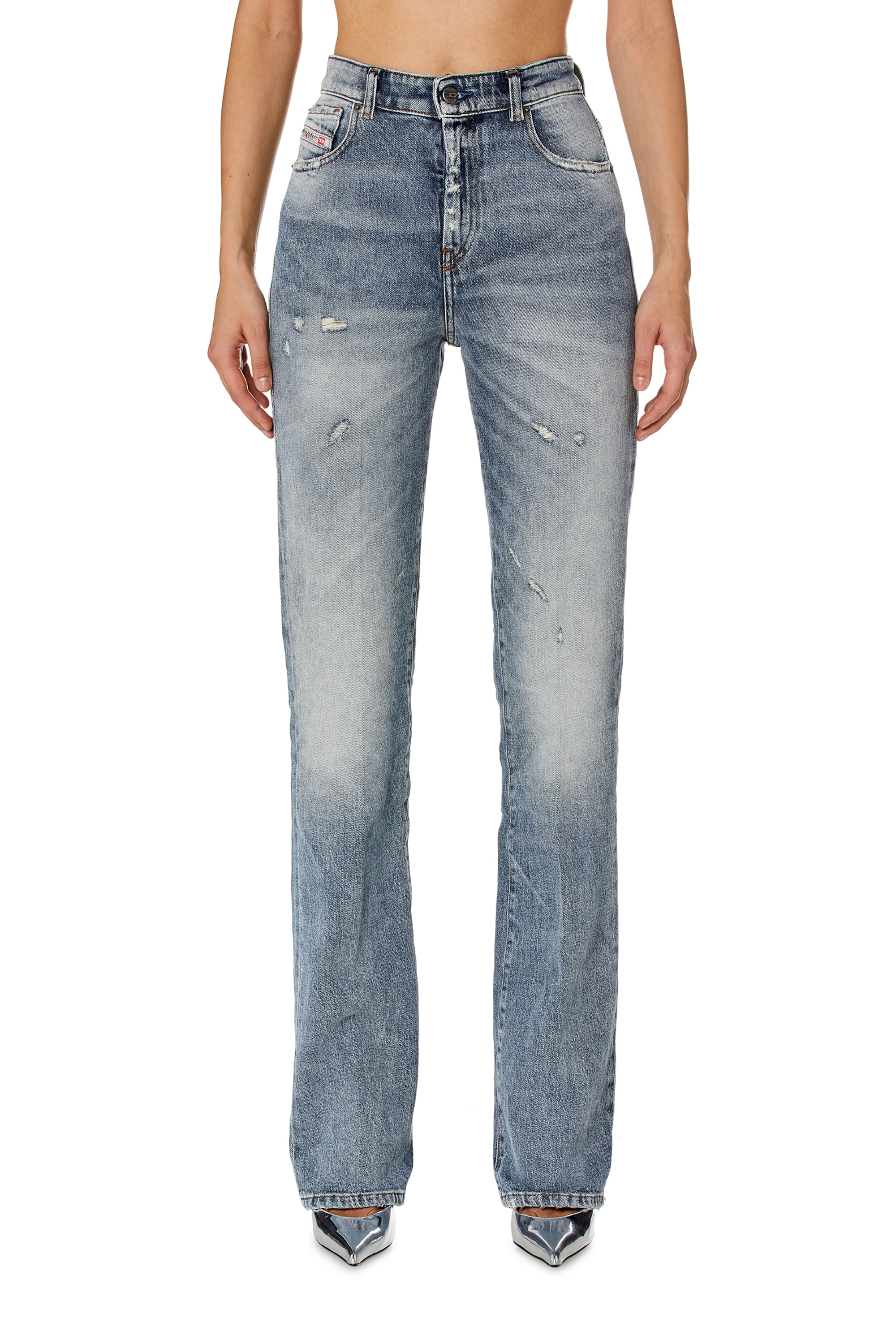 Diesel - Bootcut Jeans 2003 D-Escription 09J57 Femme, Bleu moyen - Image 1