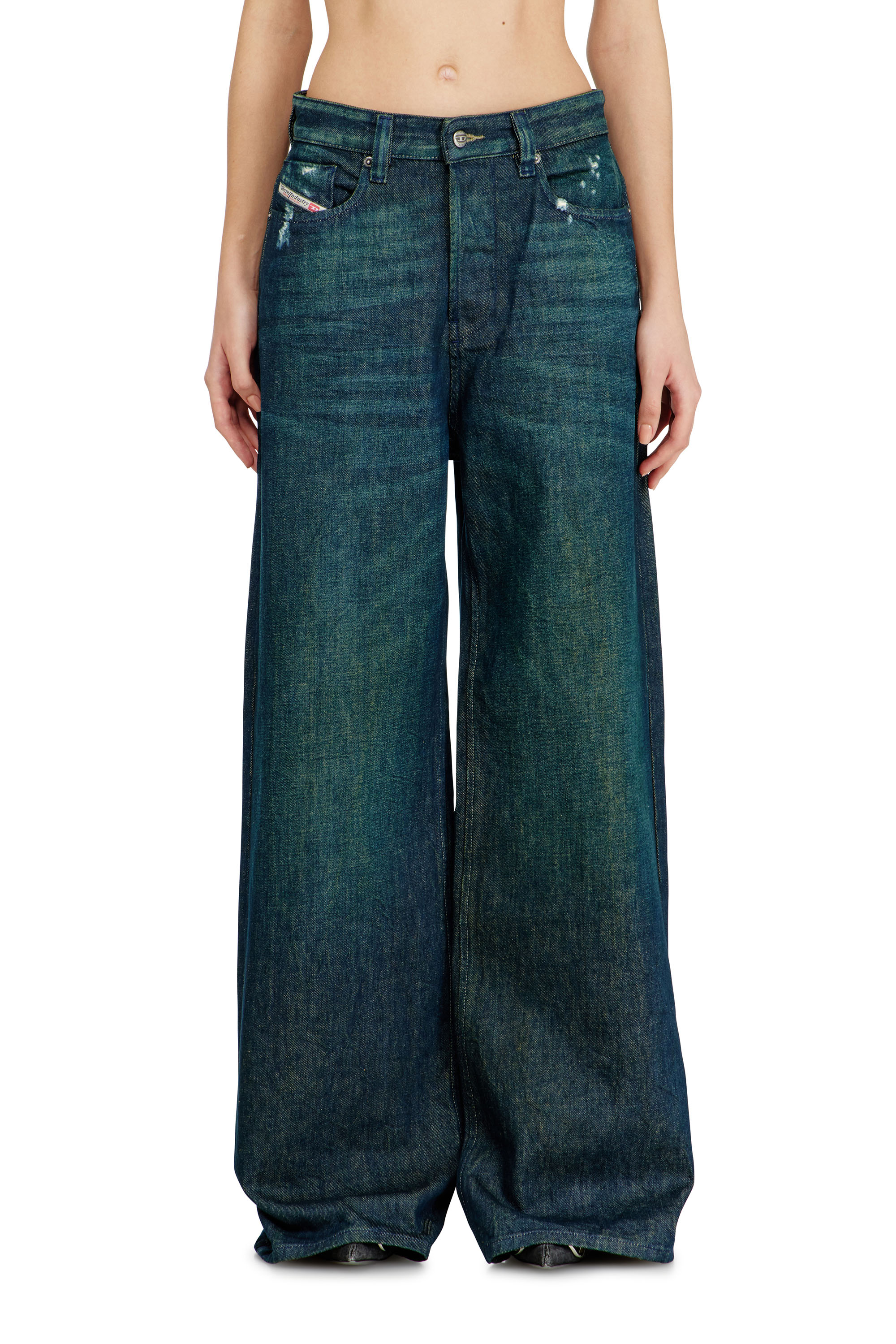 Diesel - Relaxed Jeans 1996 D-Sire 0ADBY Femme, Bleu Fonc&eacute; - Image 2