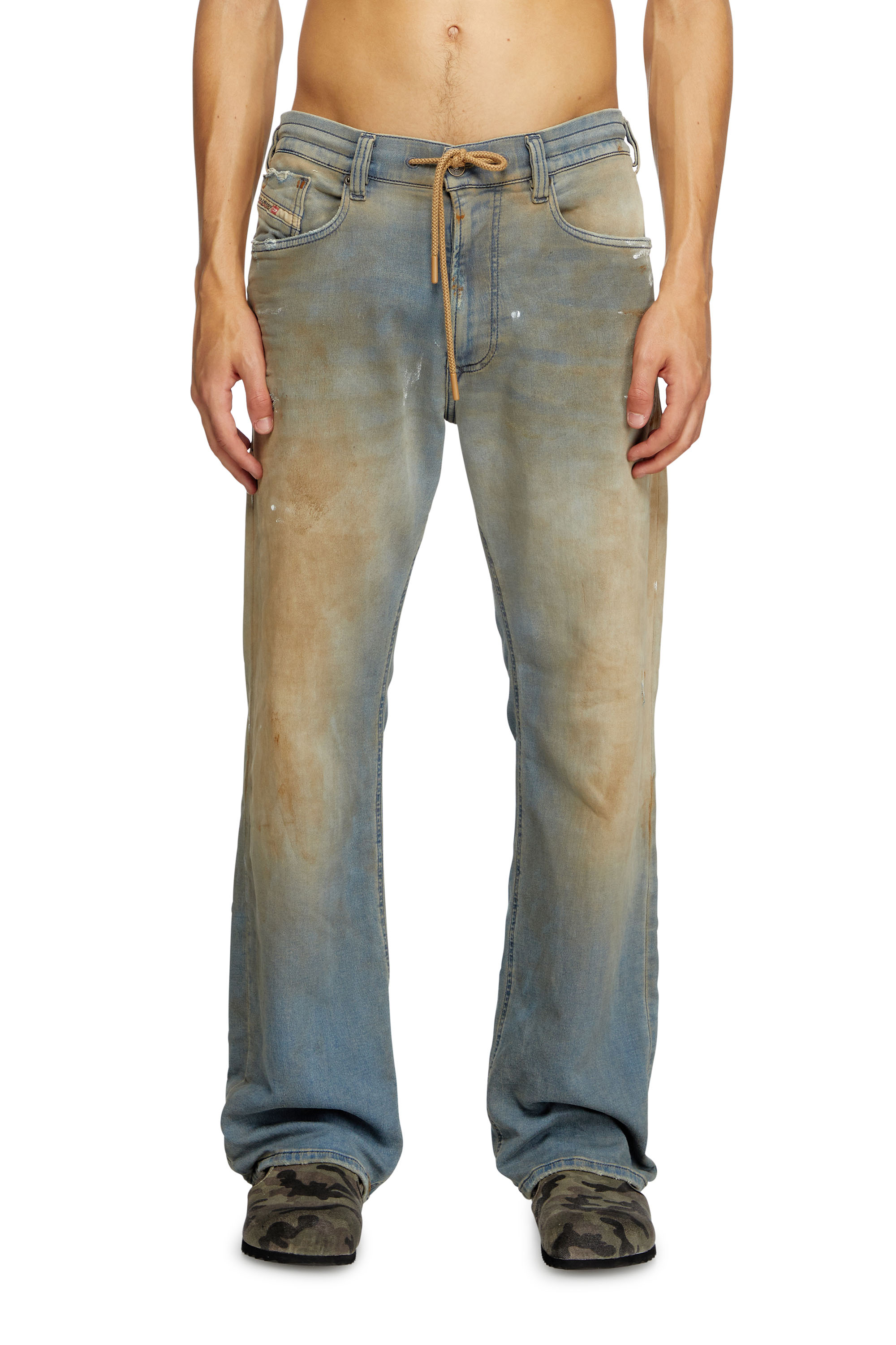 Diesel - Relaxed 2080 D-Reel Joggjeans® 068QL Homme, Bleu Clair - Image 2