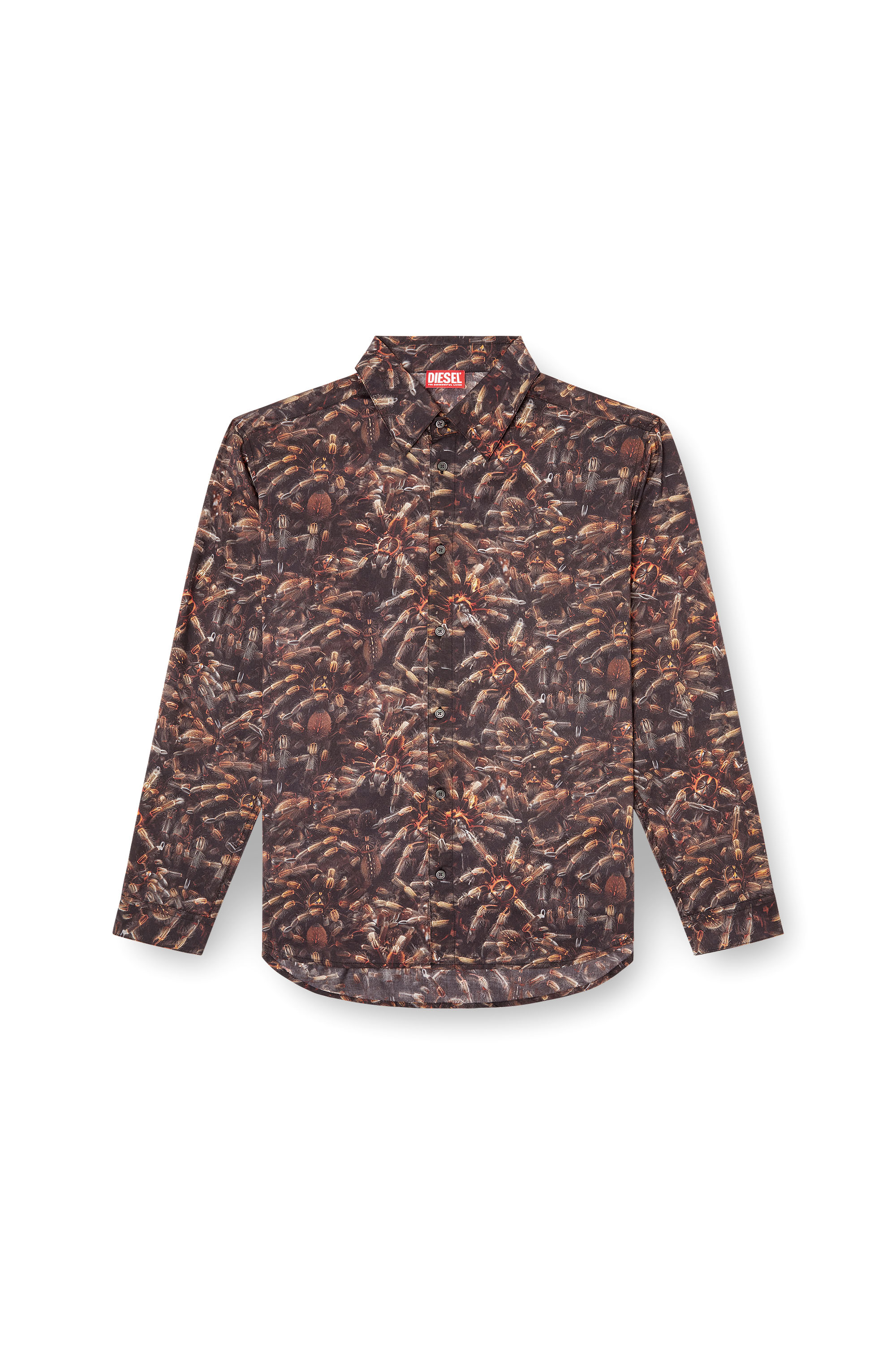 Diesel - S-SIMPLY-SPIDER-PJBK, Chemise en lyocell avec imprimé intégral Homme in Polychrome - 3