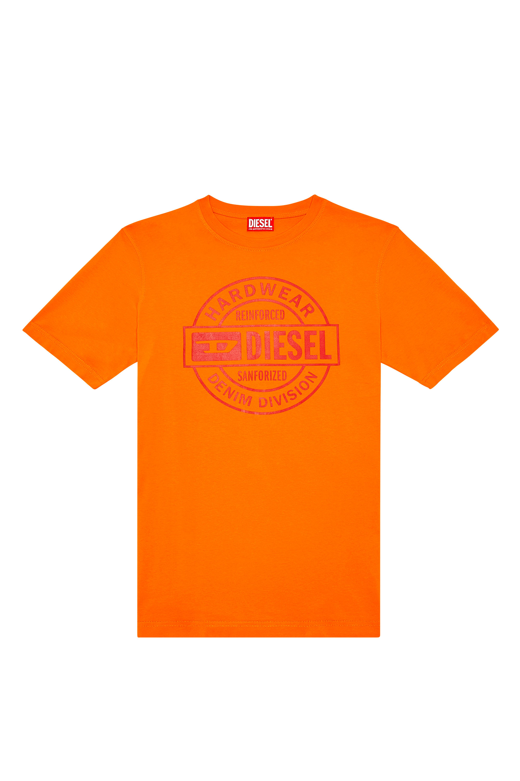 Men's T-shirt with Diesel Hardwear print | Orange | Diesel