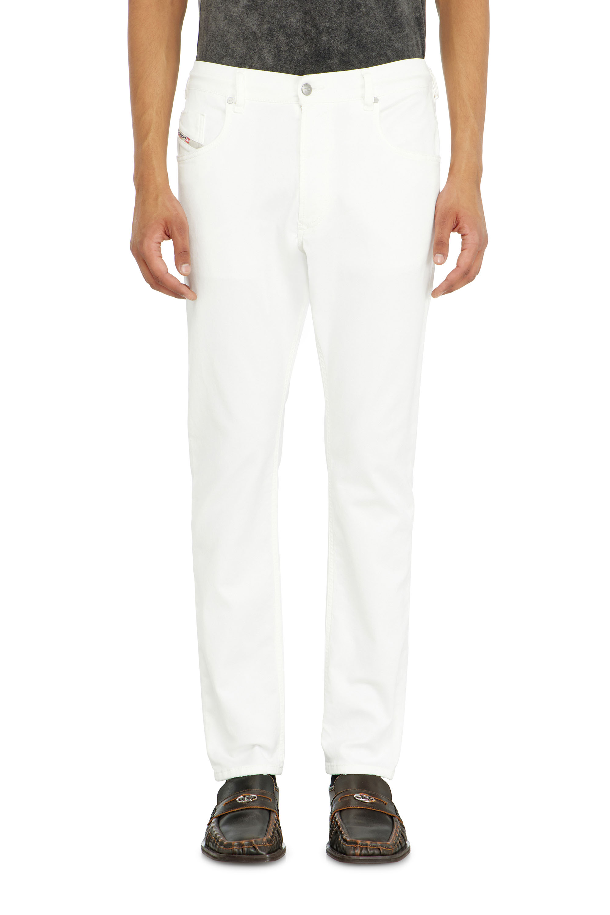 Diesel - Regular 2032 D-Krooley-BW Joggjeans&reg; 068HX Homme, Blanc - Image 3
