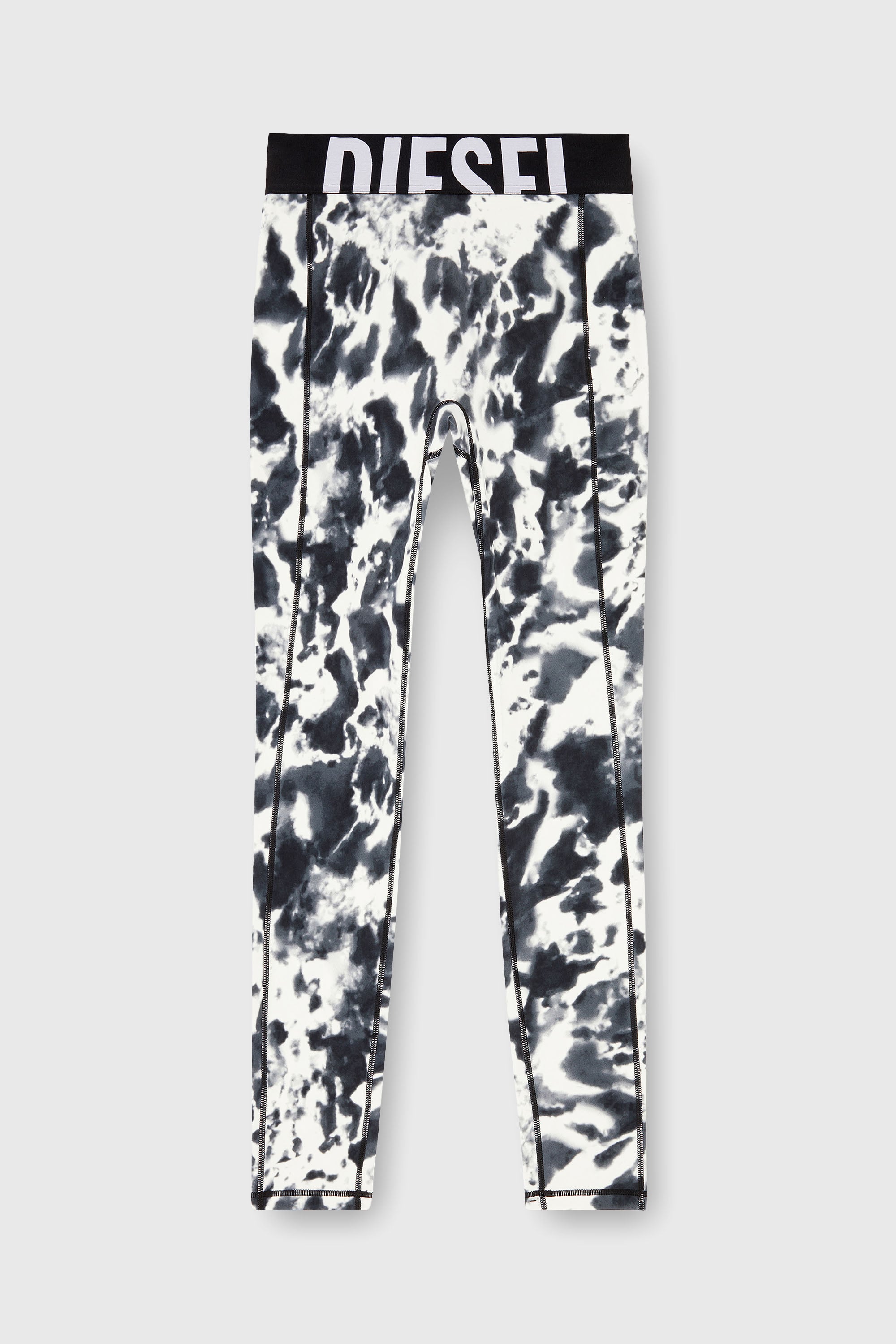 Diesel - ADELINE-D-POP, Leggings en microfibre imprim&eacute;e Femme in Polychrome - 2