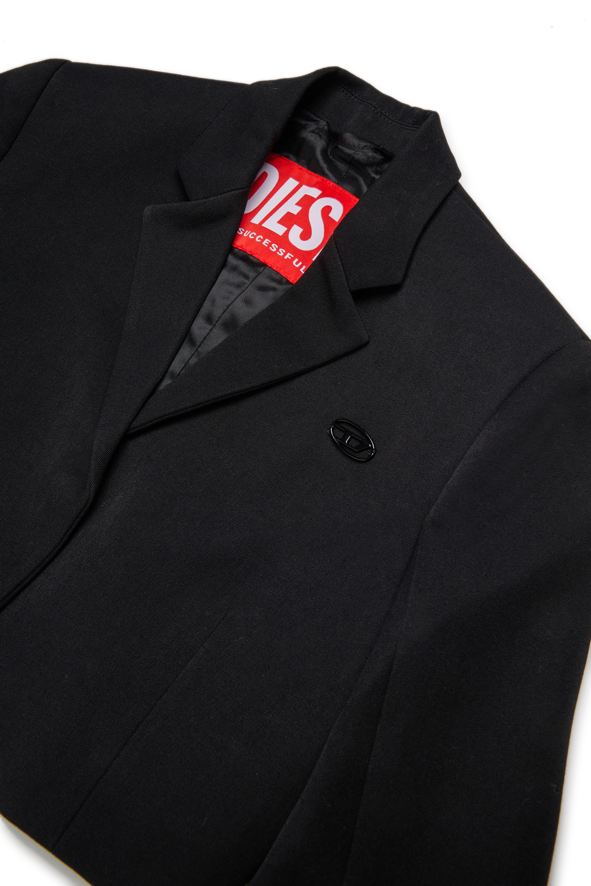 Diesel - JGMILLAP1, Veste courte avec revers Femme in Noir - 3