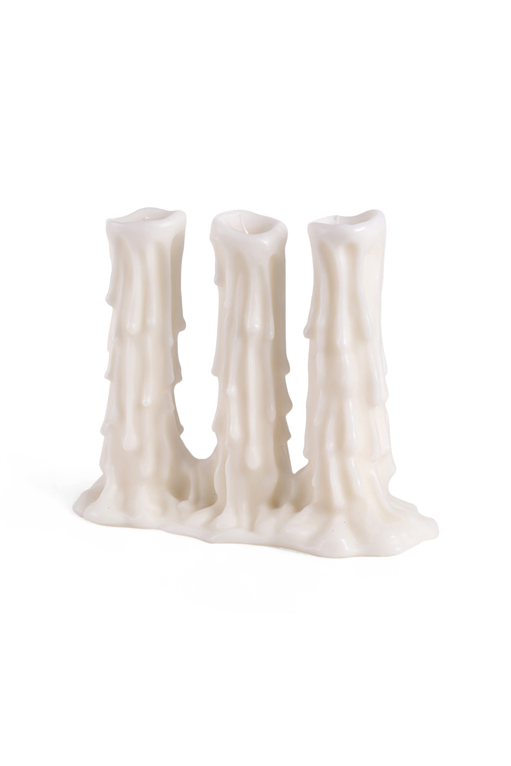 Diesel - 11166 CANDLE&nbsp;"MELT-D&rdquo; CM 15,8X35X29,5 TR, Bougie &agrave; trois corps Mixte in Blanc - 2