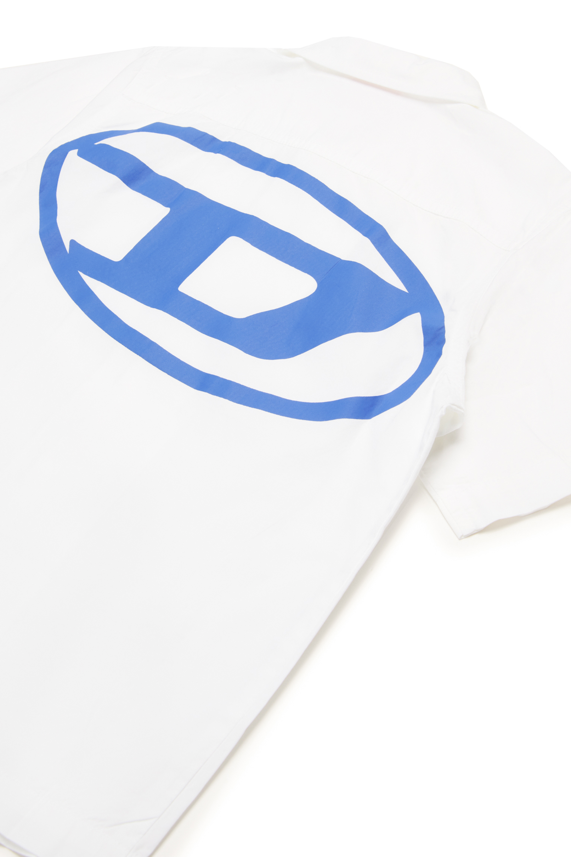 Diesel - MCPOLLY, Chemise à manches courtes avec imprimé Oval D Homme in Blanc - 4