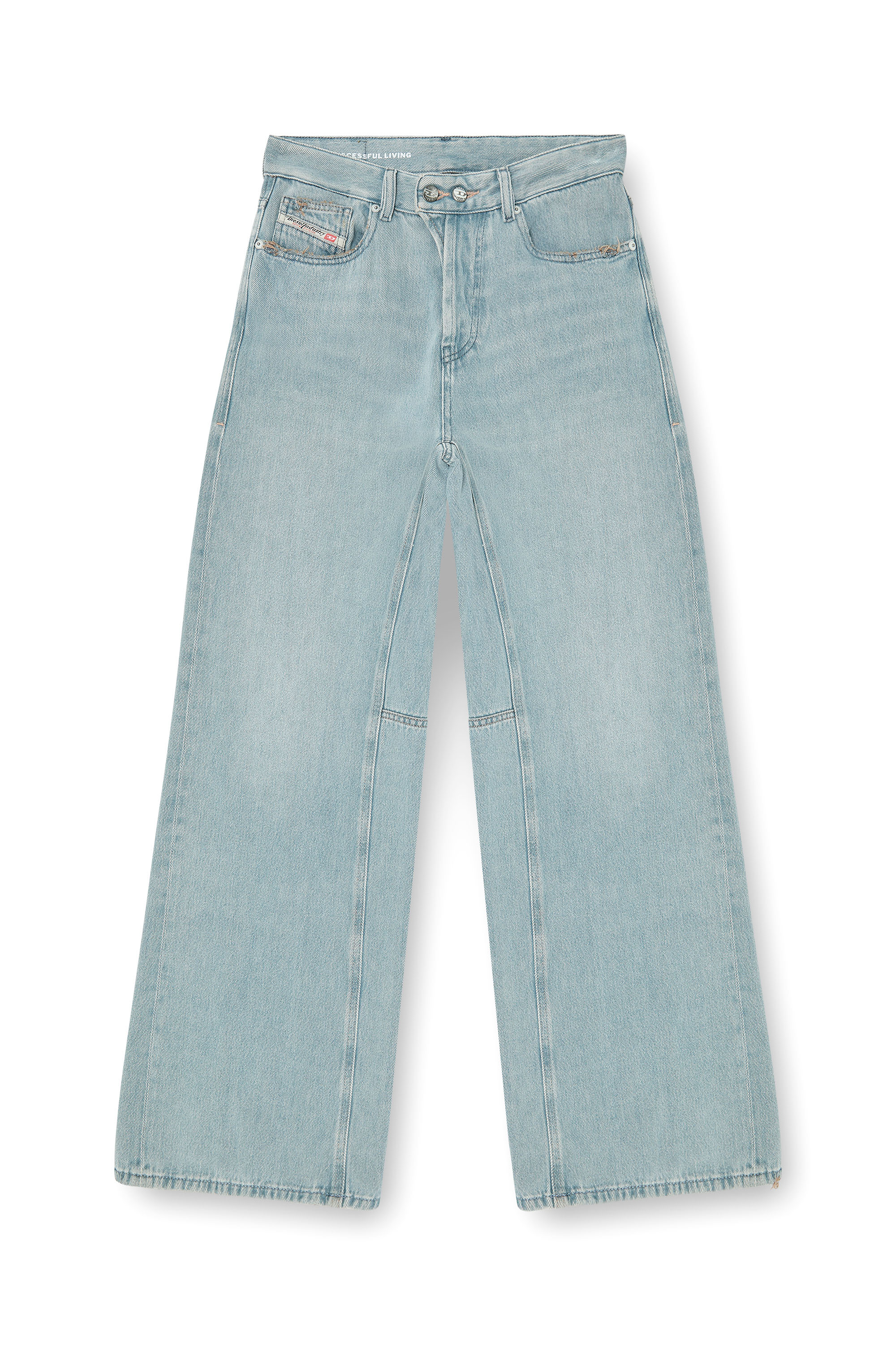 Diesel - Relaxed Jeans 1996 D-Sire 09P84 Femme, Bleu Clair - Image 3